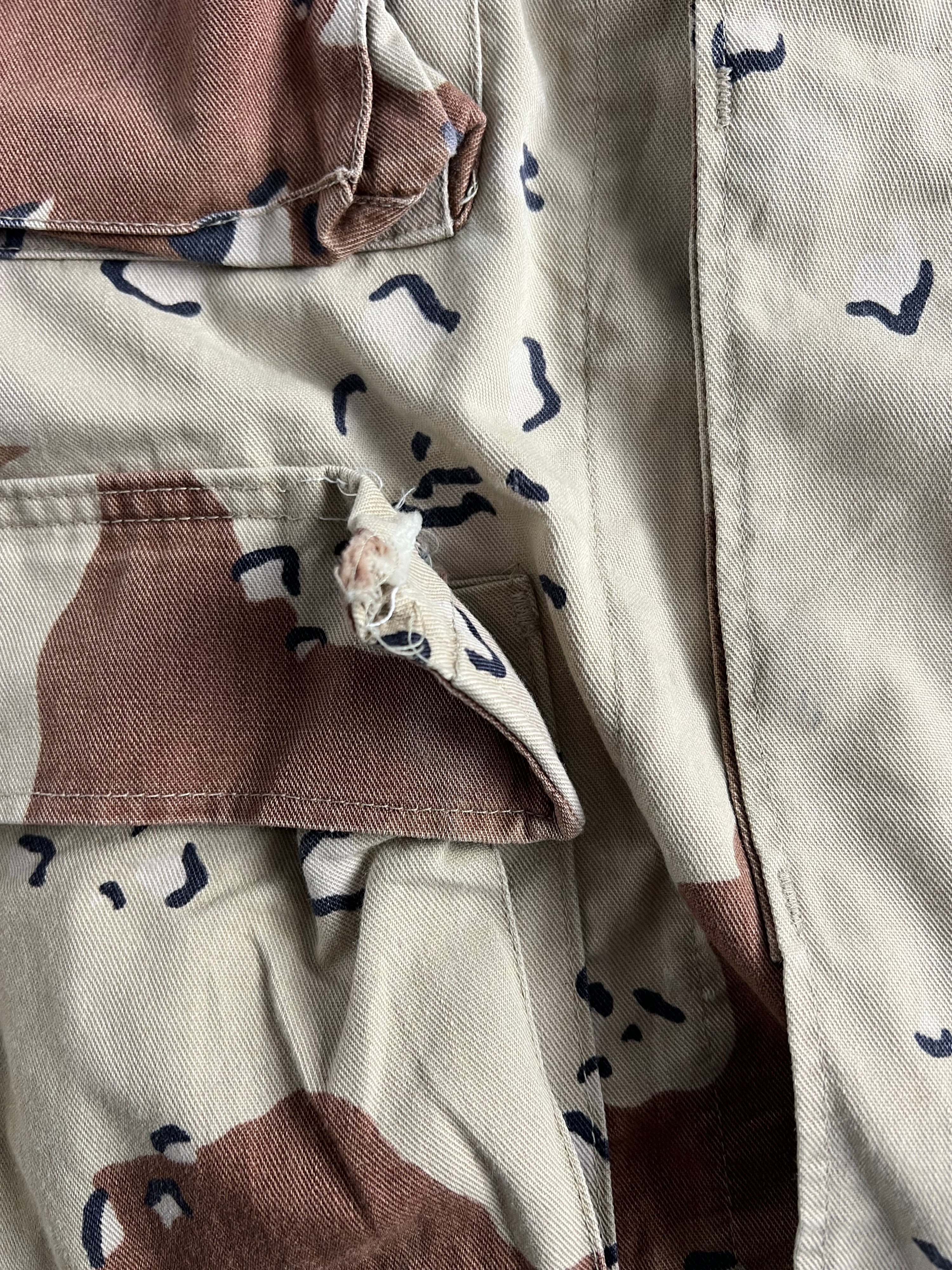 FIELD JACKET BDU US ARMY DESERT CAMO CHOCOLATE CHIP 1981 - S/M