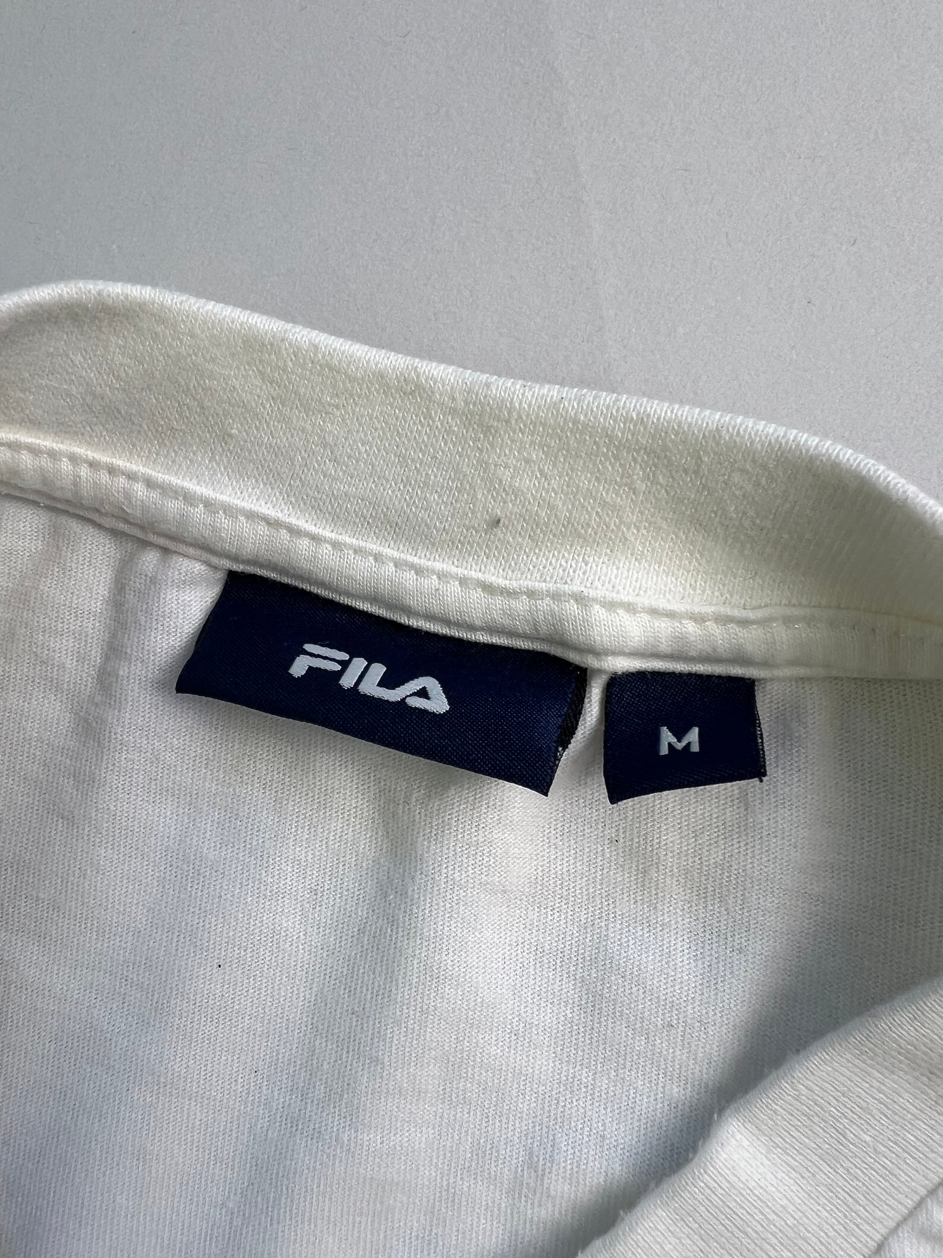 FILA T-SHIRT PRINTED LOGO TEE WHITE - M