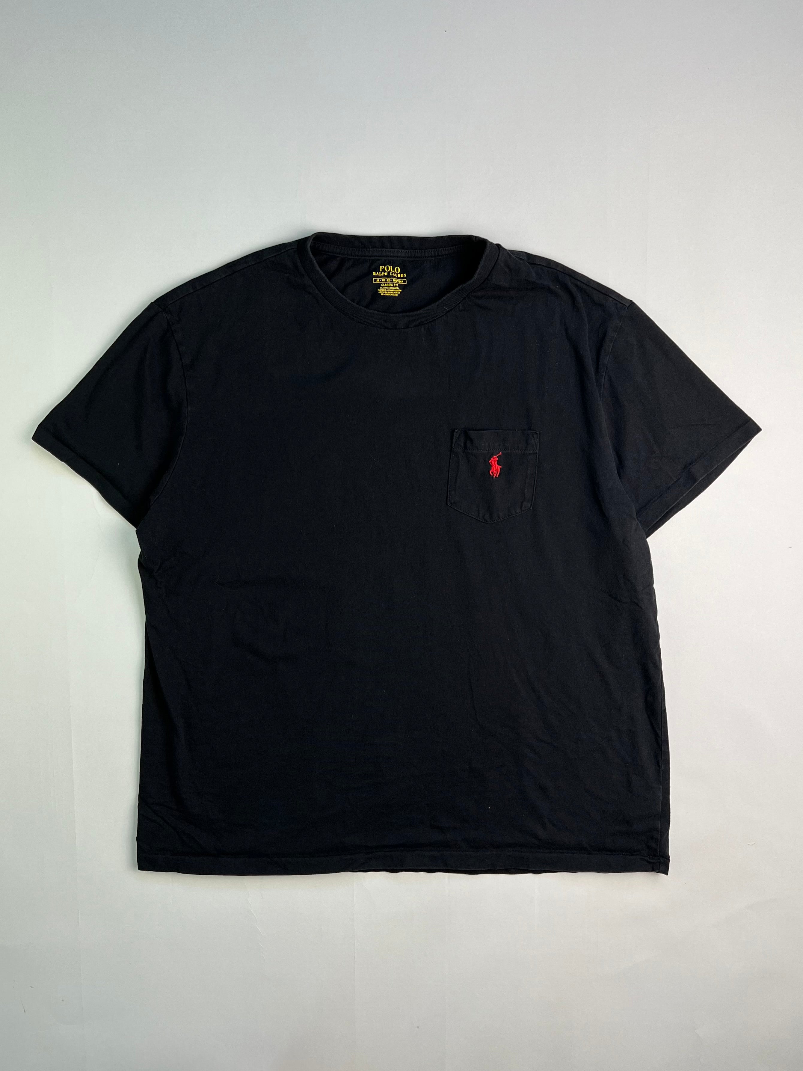 RALPH LAUREN T-SHIRT BLACK - XL