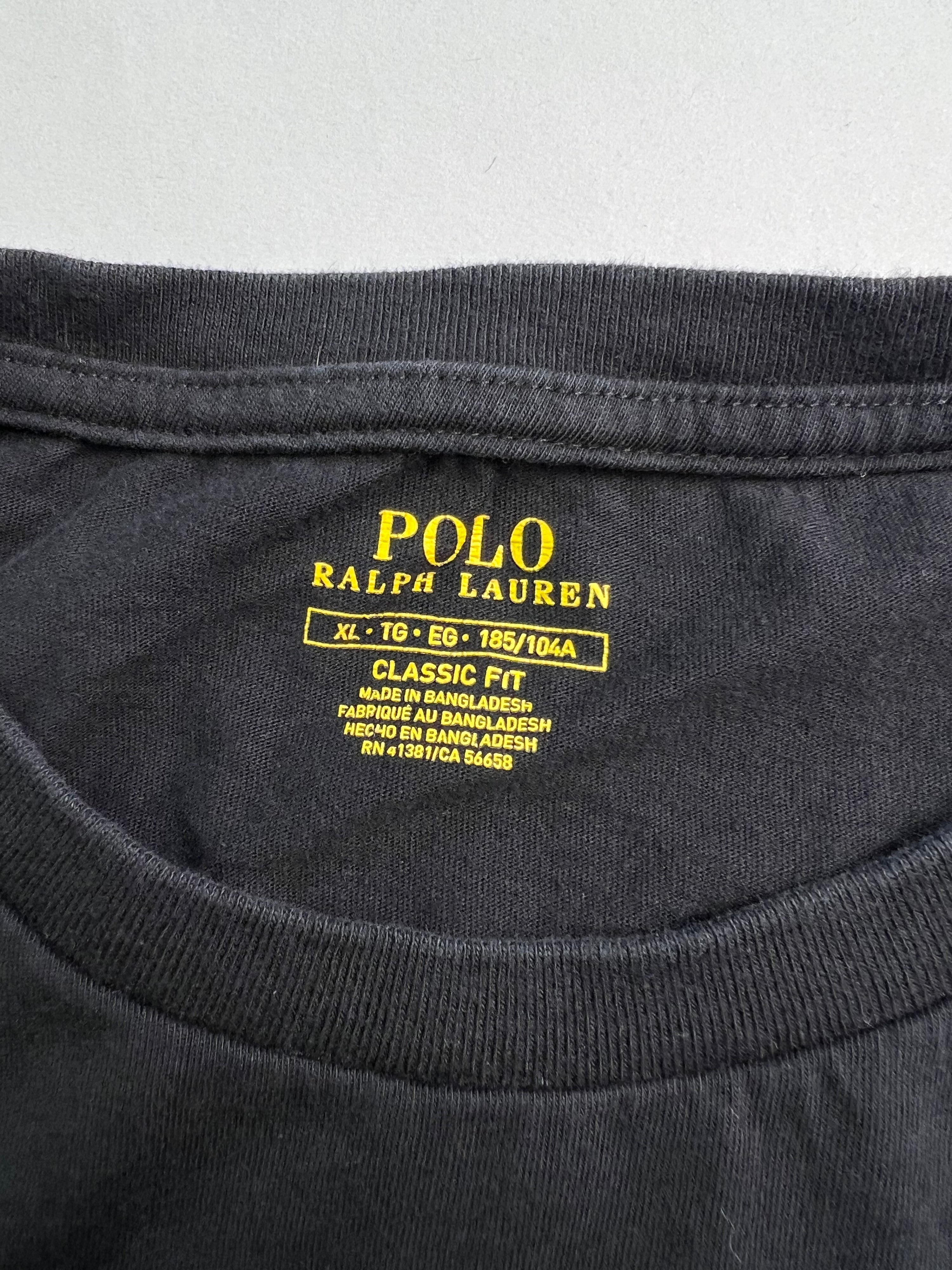 RALPH LAUREN T-SHIRT BLACK - XL