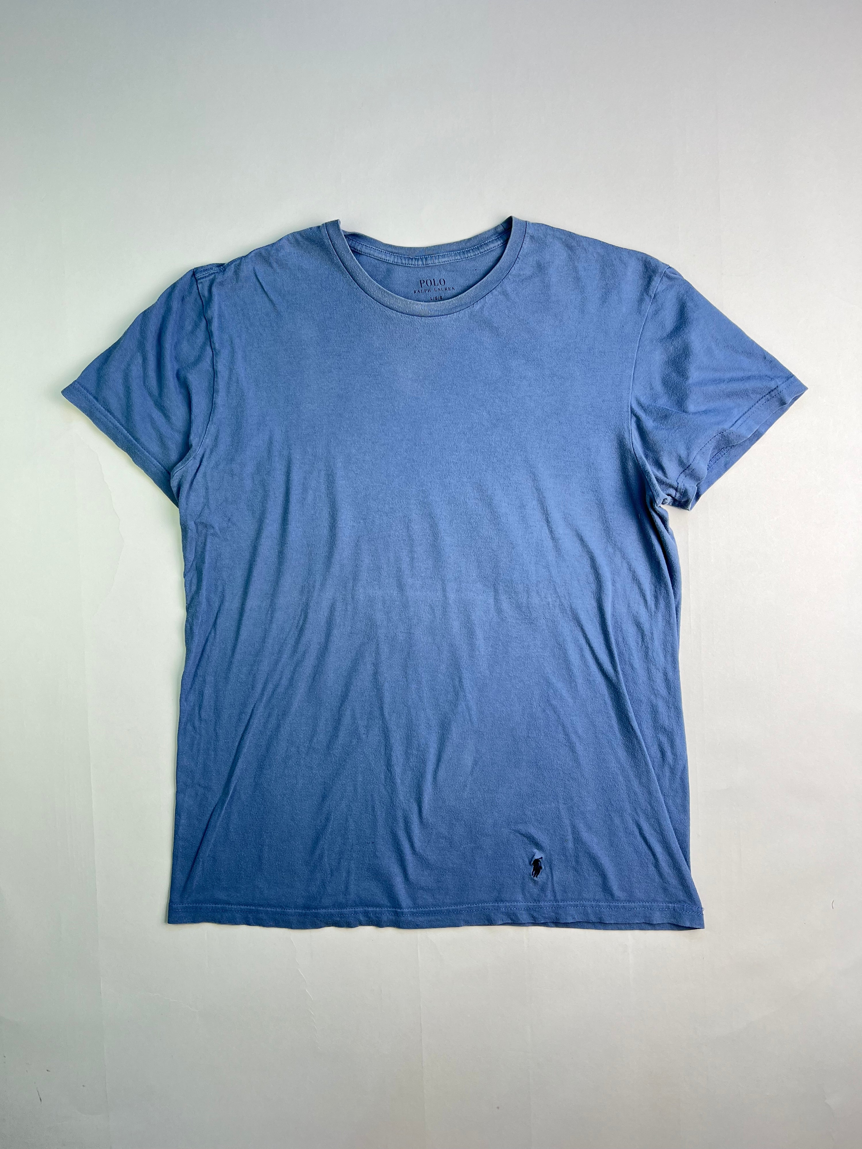 RALPH LAUREN T-SHIRT BLUE - L