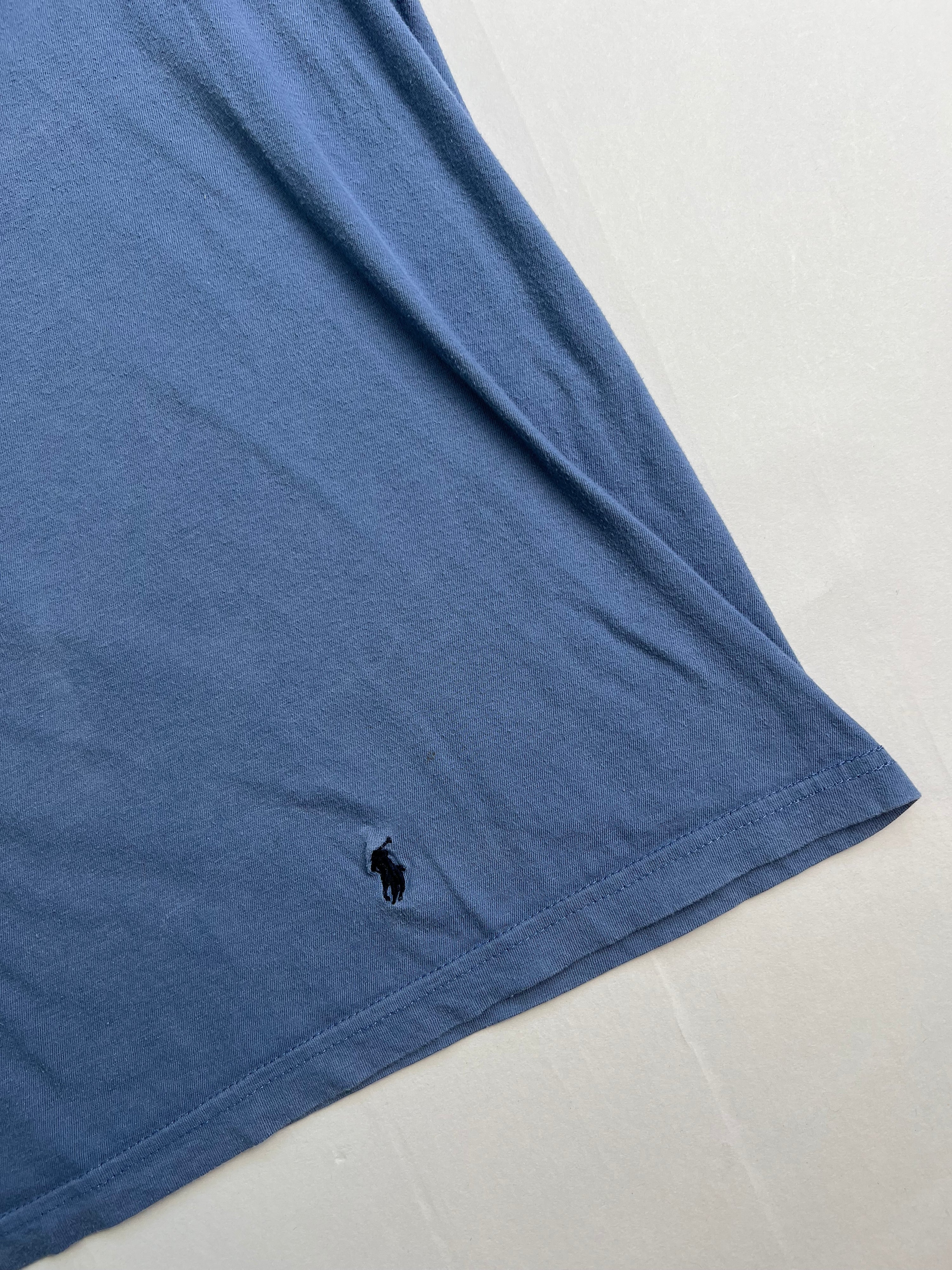 RALPH LAUREN T-SHIRT BLUE - L