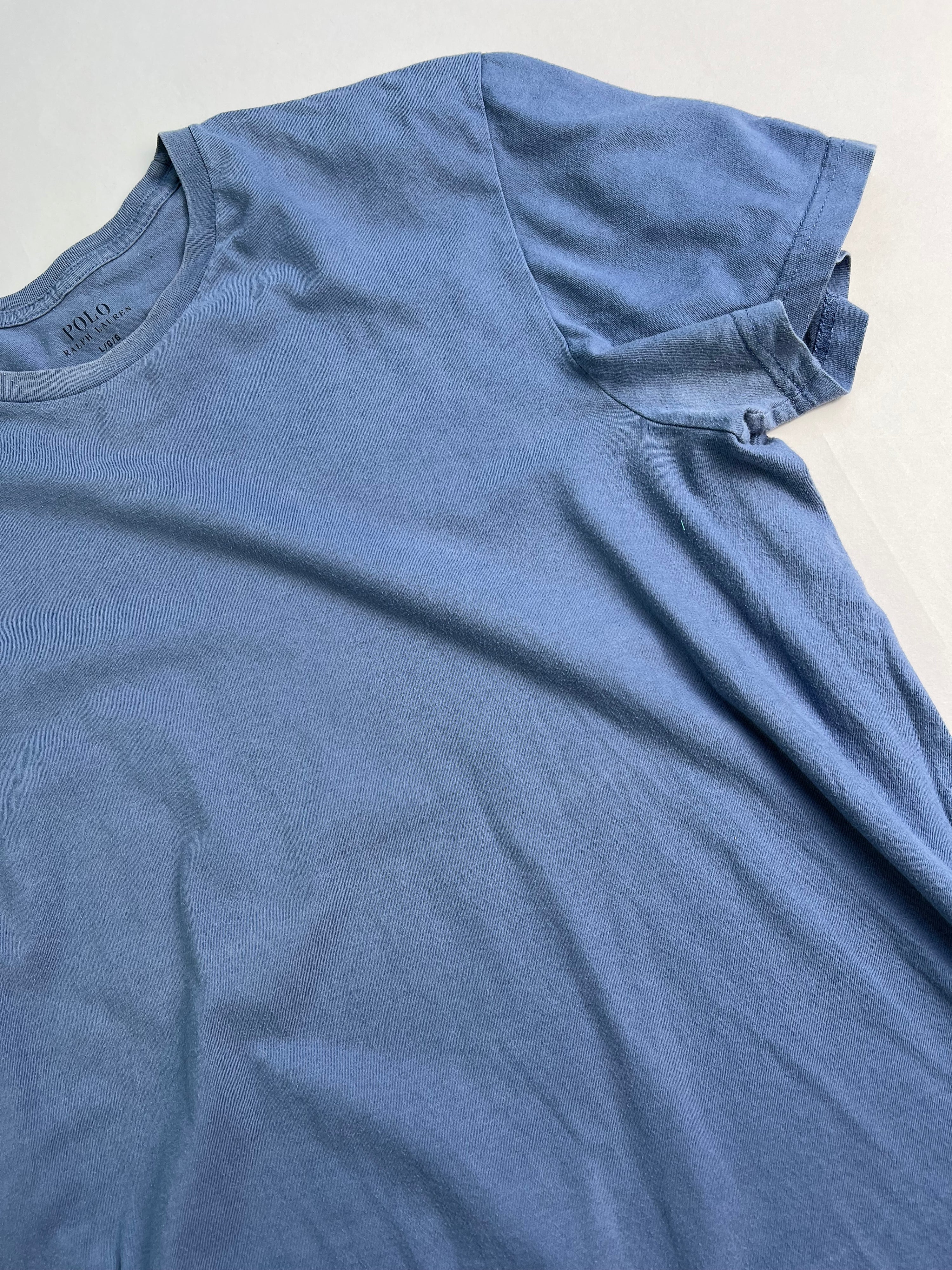 RALPH LAUREN T-SHIRT BLUE - L