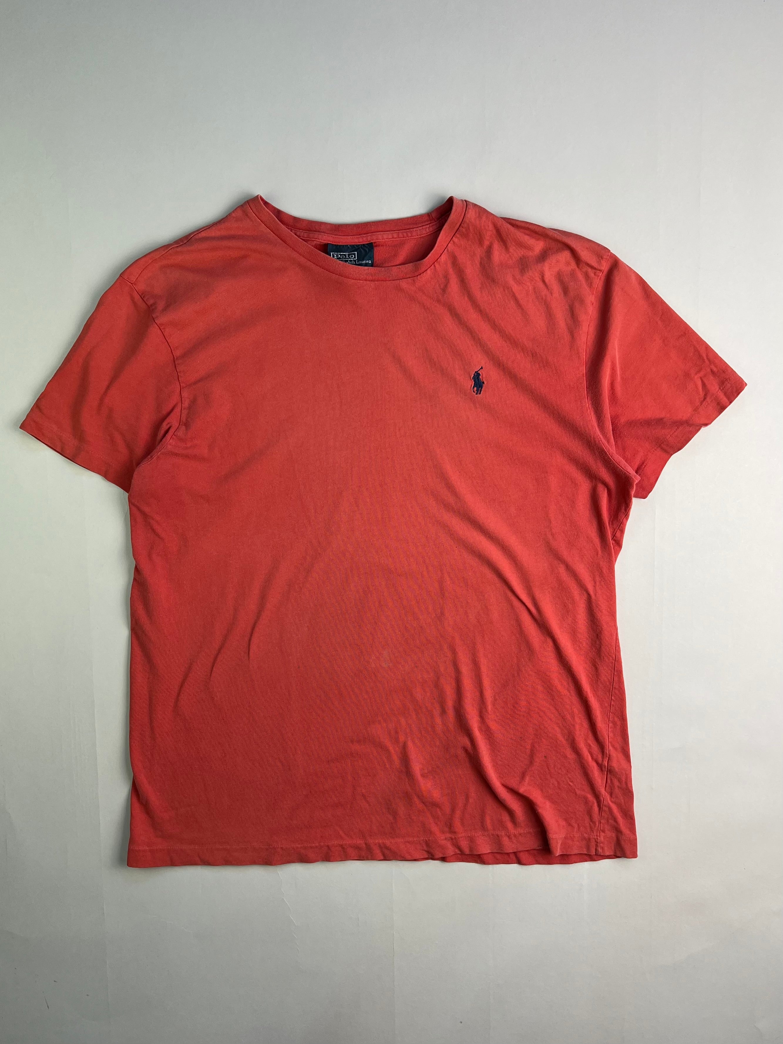 RALPH LAUREN T-SHIRT SALMON PINK - M