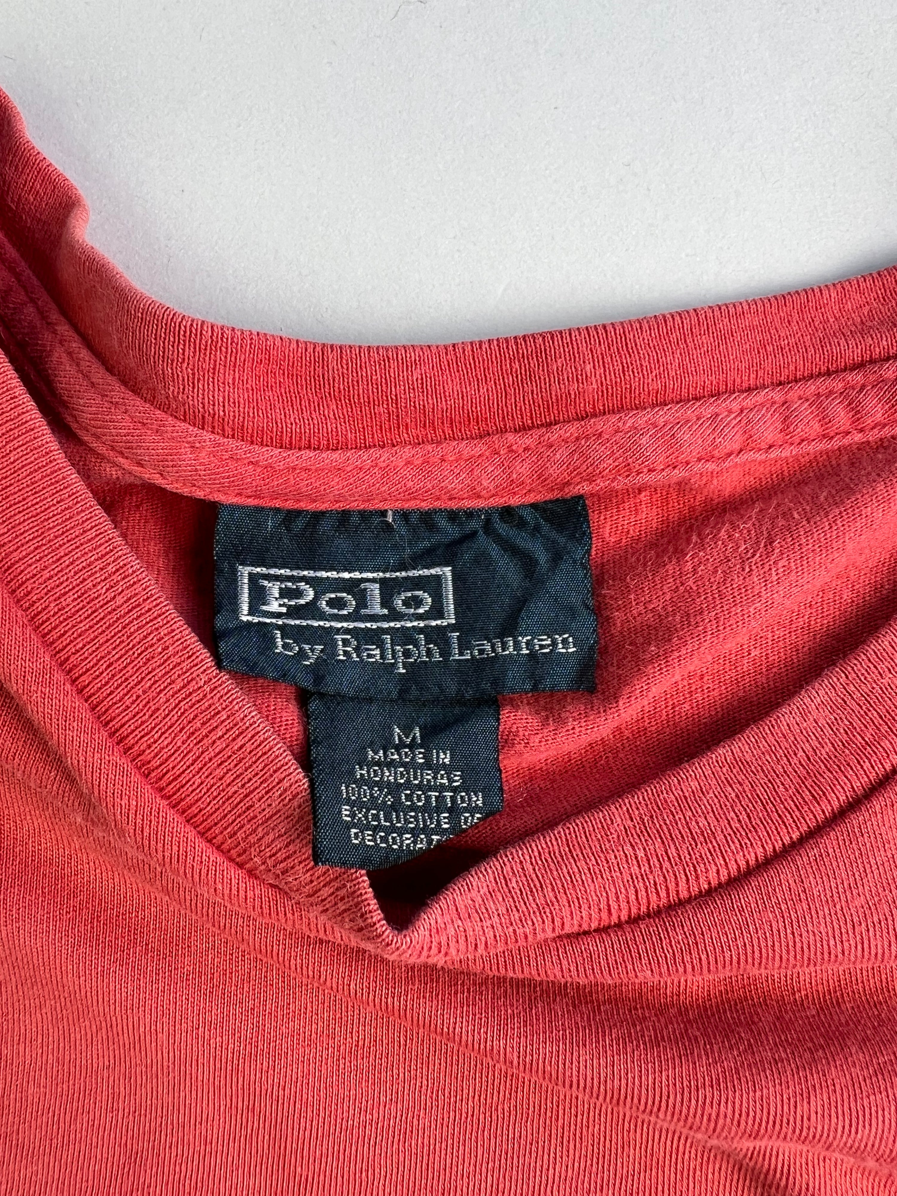 RALPH LAUREN T-SHIRT SALMON PINK - M