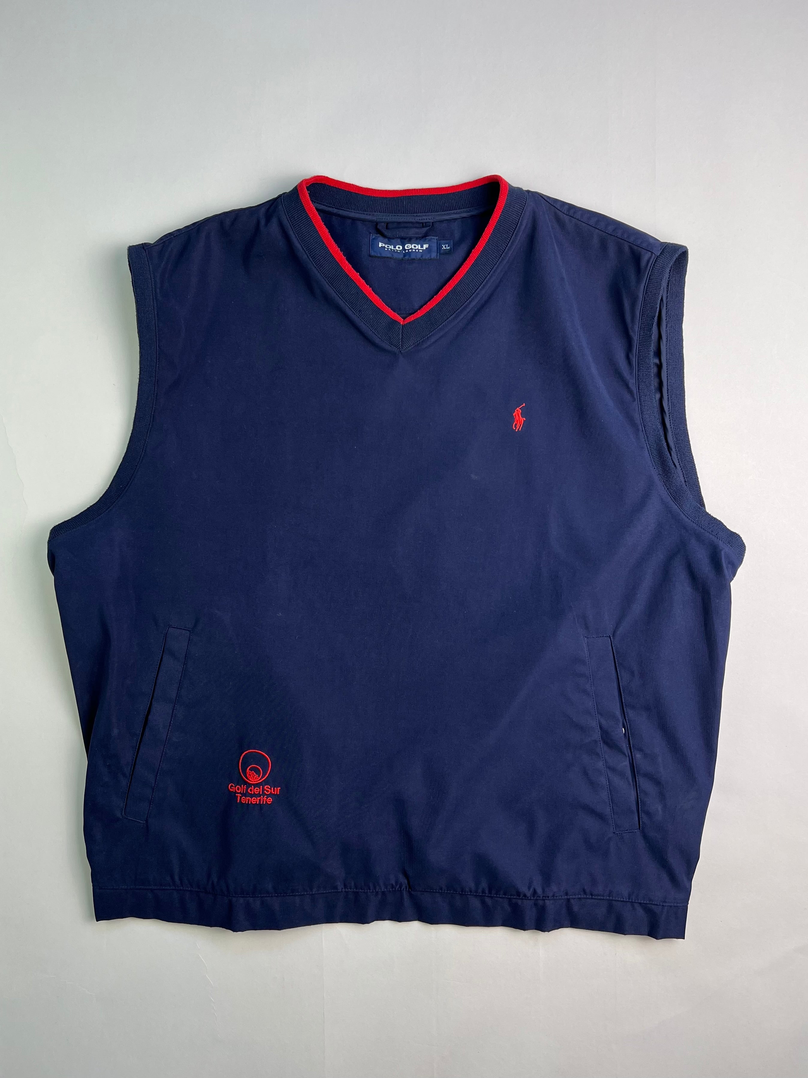 RALPH LAUREN POLO GOLF VEST BLUE - XL