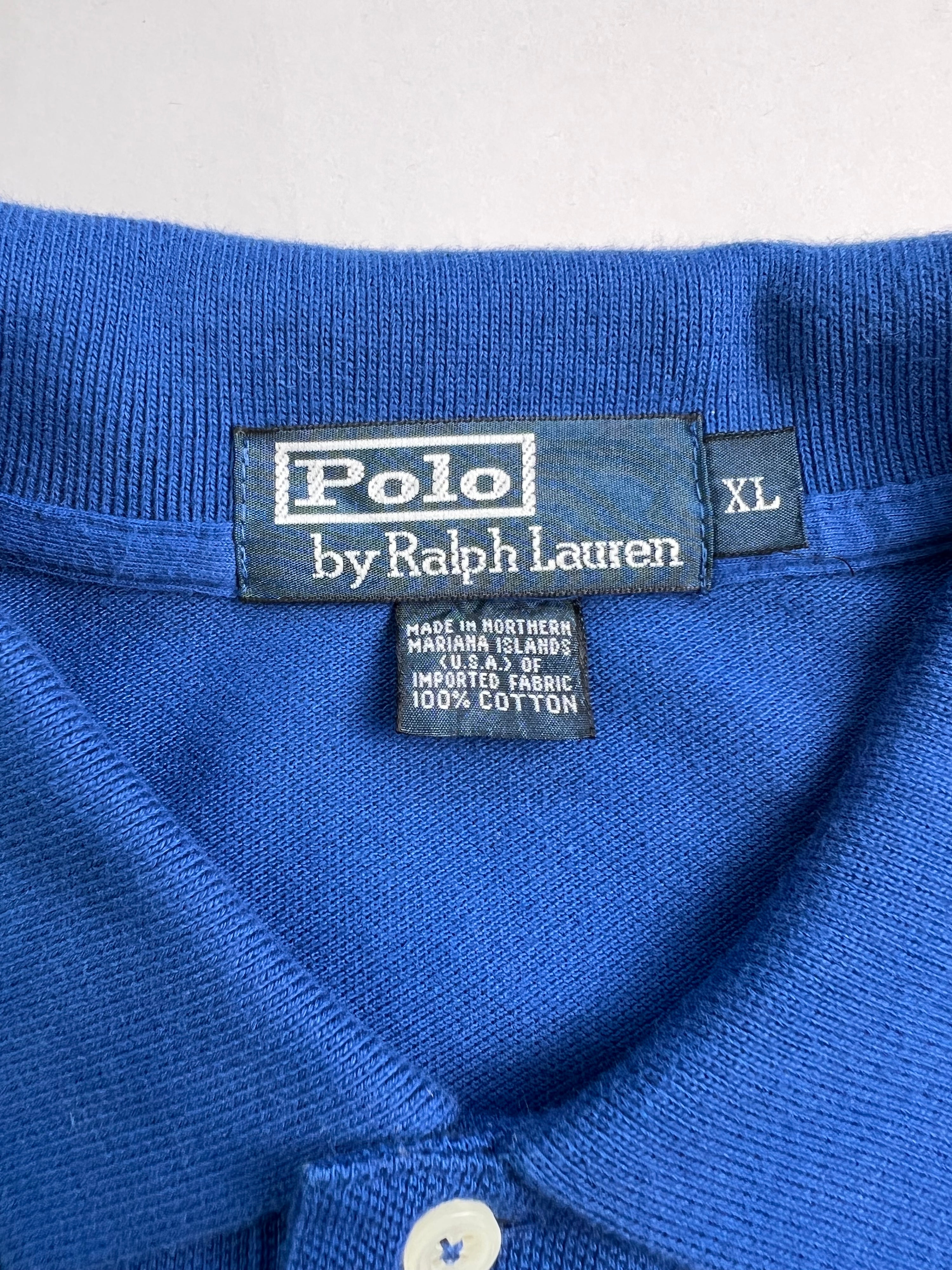 RALPH LAUREN POLO SHIRT BLUE - XL
