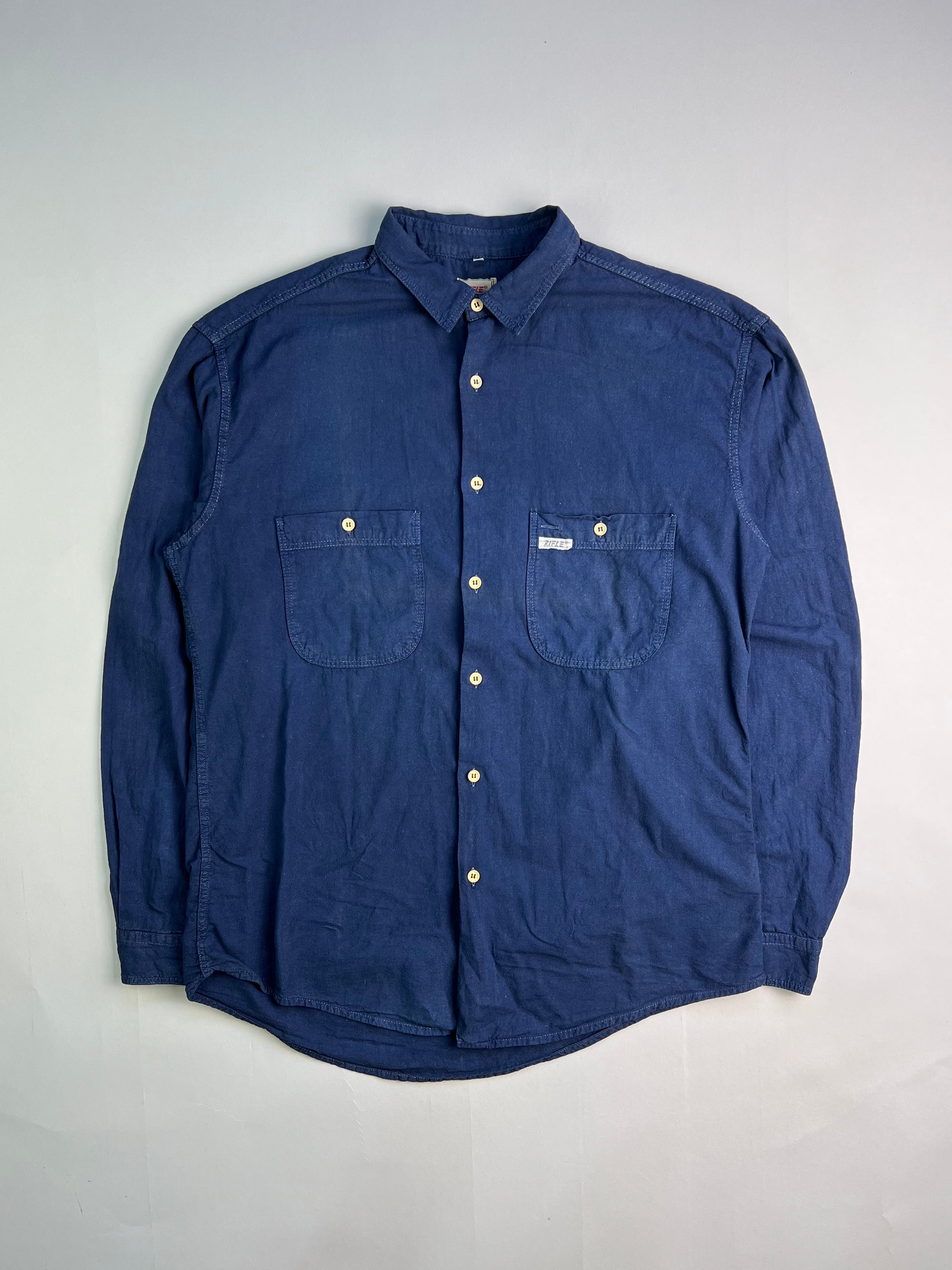 RIFLE VINTAGE WORK SHIRT BLUE - XL
