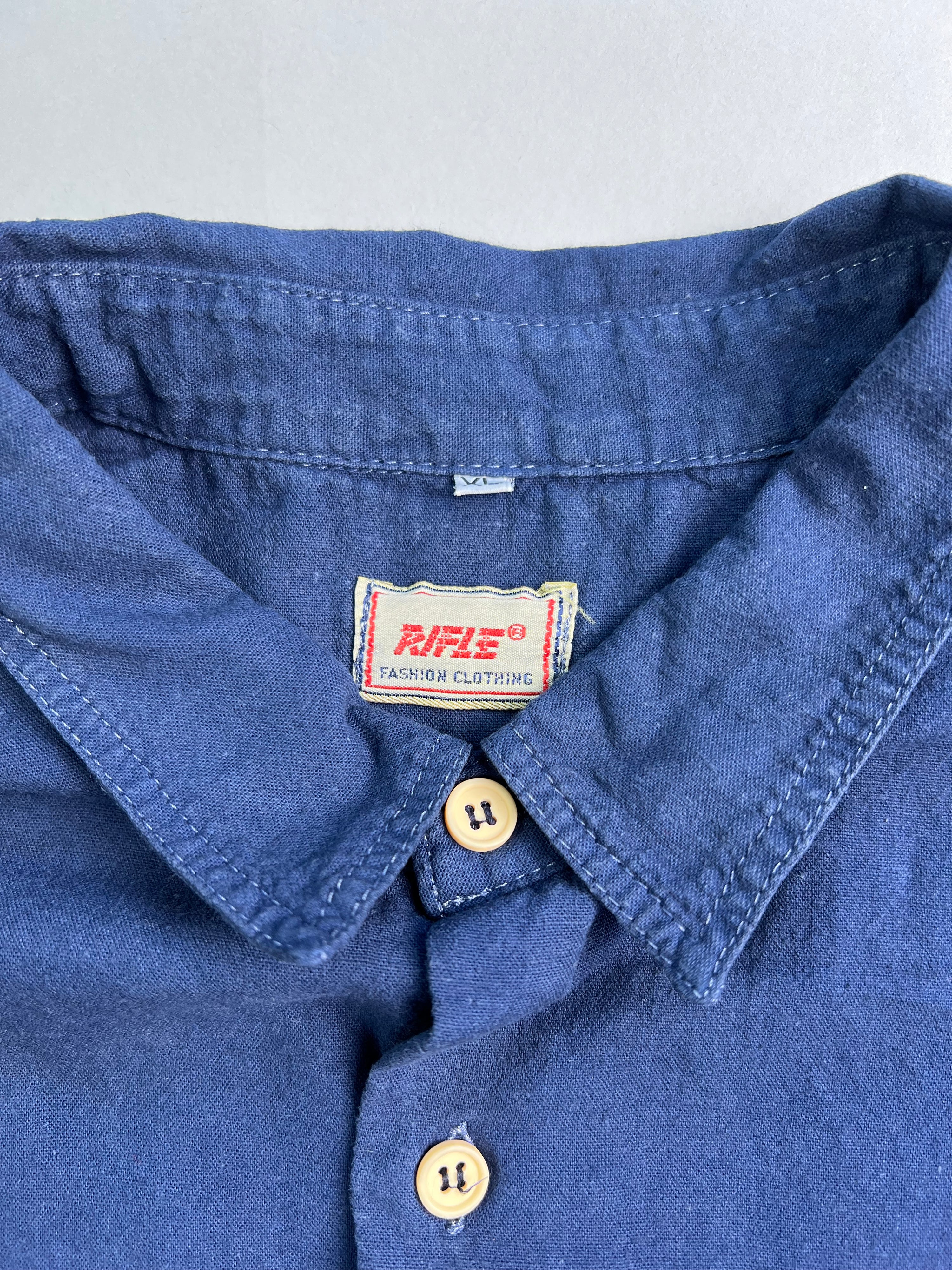 RIFLE VINTAGE WORK SHIRT BLUE - XL