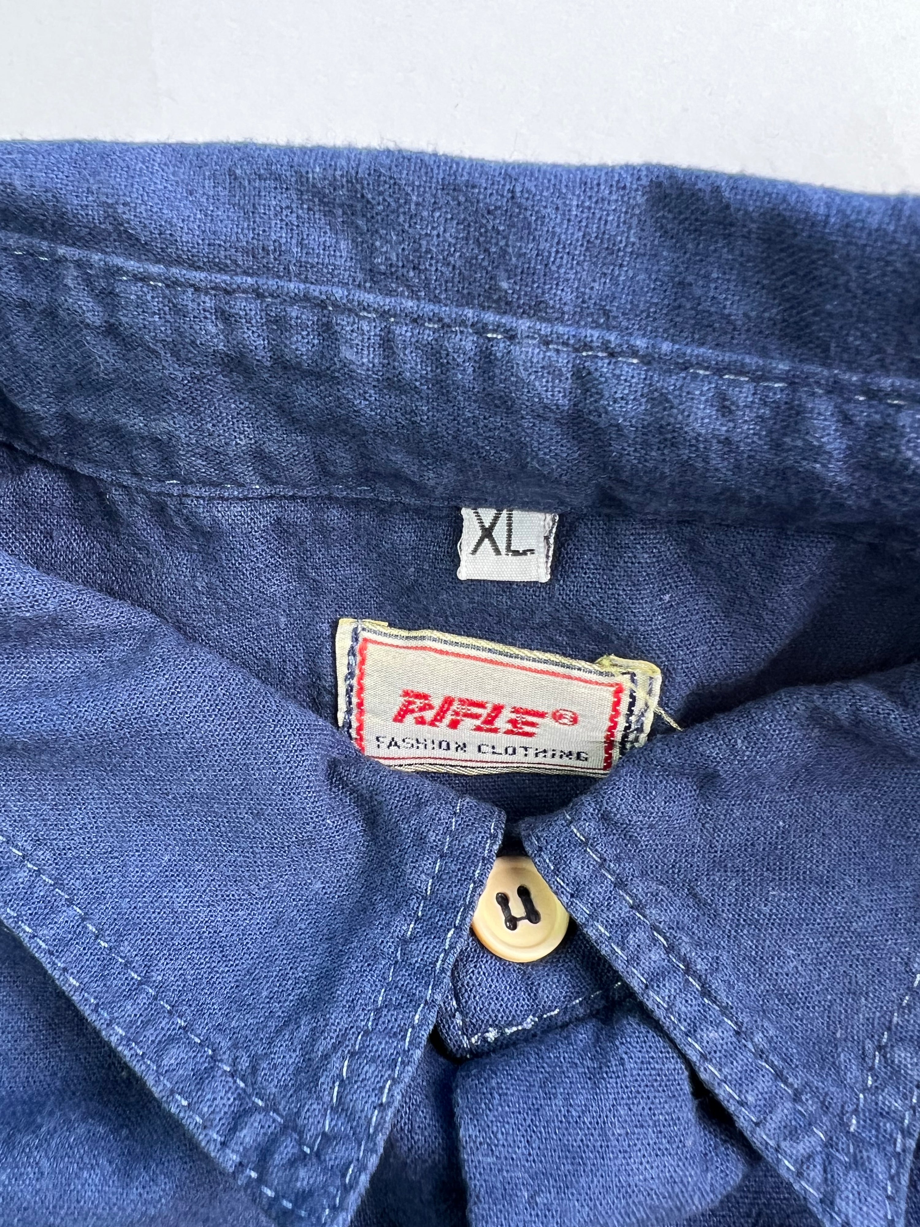 RIFLE VINTAGE WORK SHIRT BLUE - XL