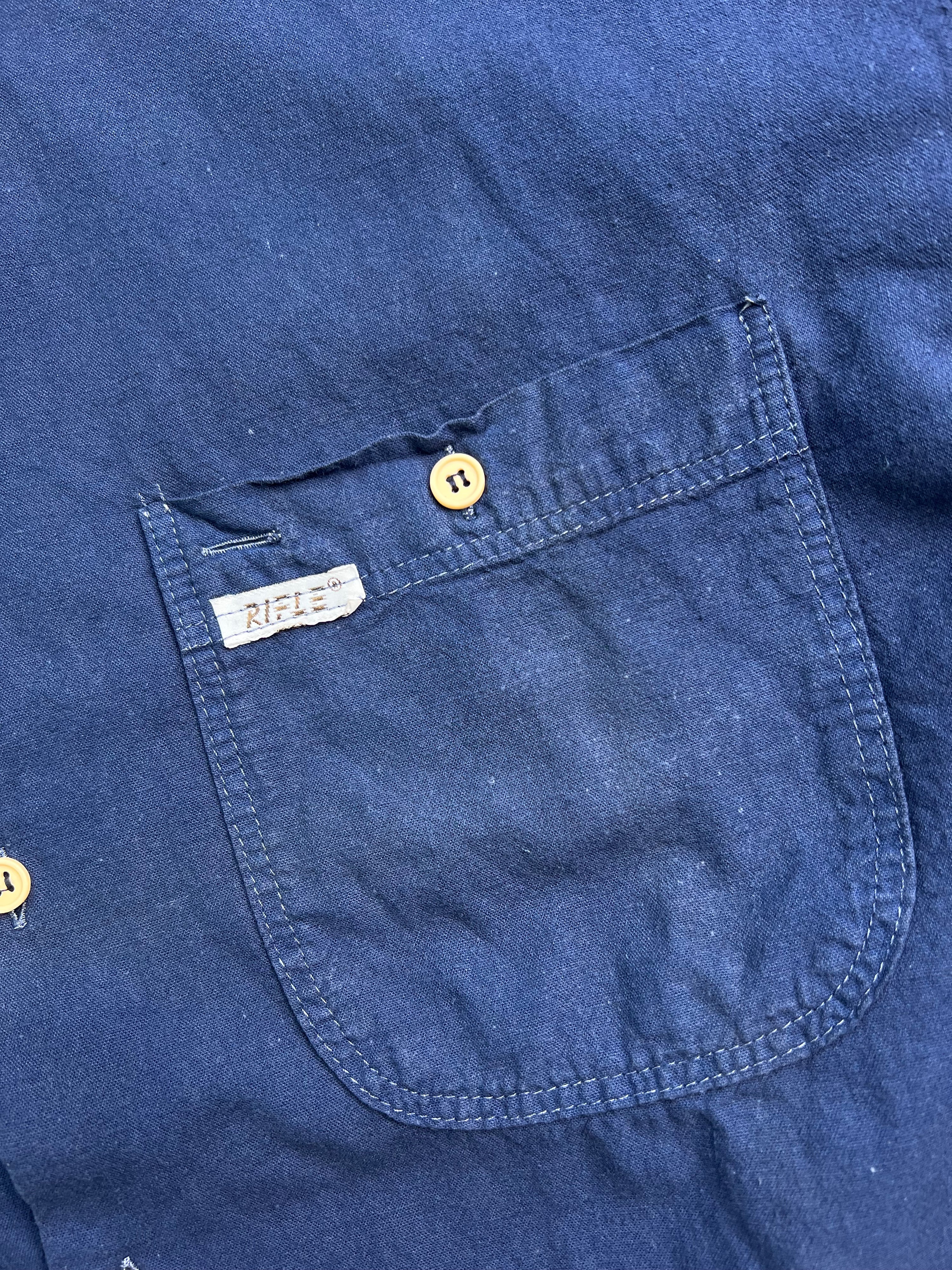 RIFLE VINTAGE WORK SHIRT BLUE - XL