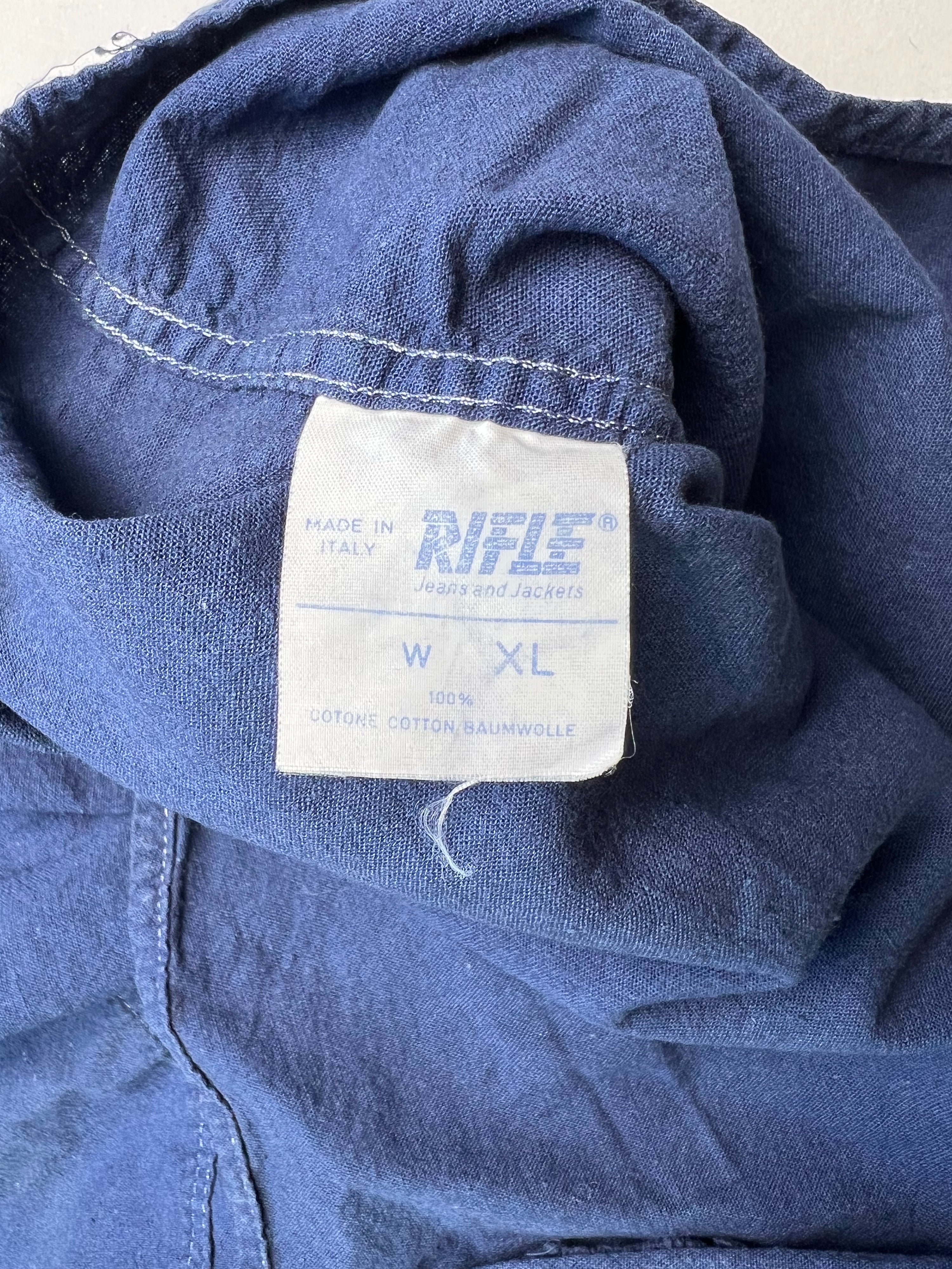 RIFLE VINTAGE WORK SHIRT BLUE - XL
