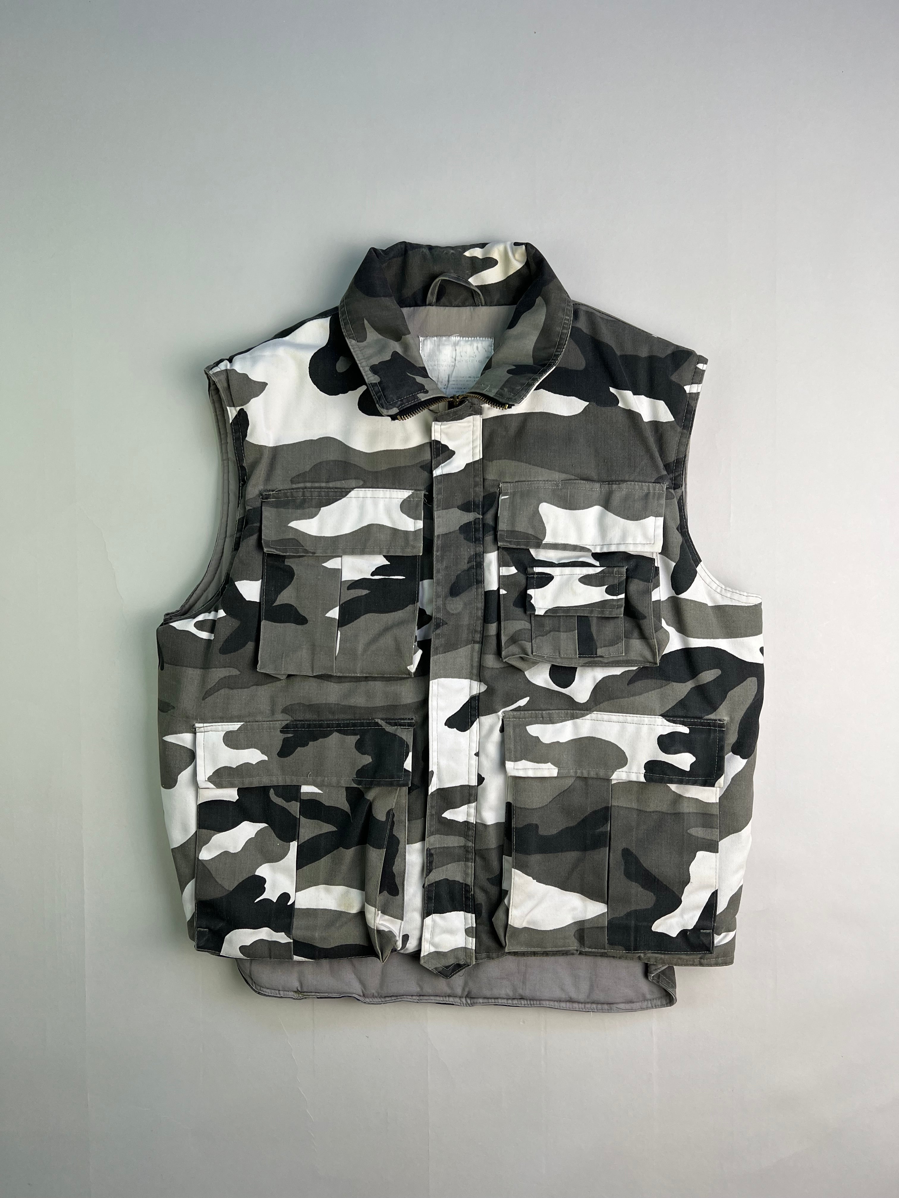 トップス Vintage 90's U.S.M.C City Camo Vest US ARMY VINTAGE VEST USMC CAMO - M/L – HOLYGARMS