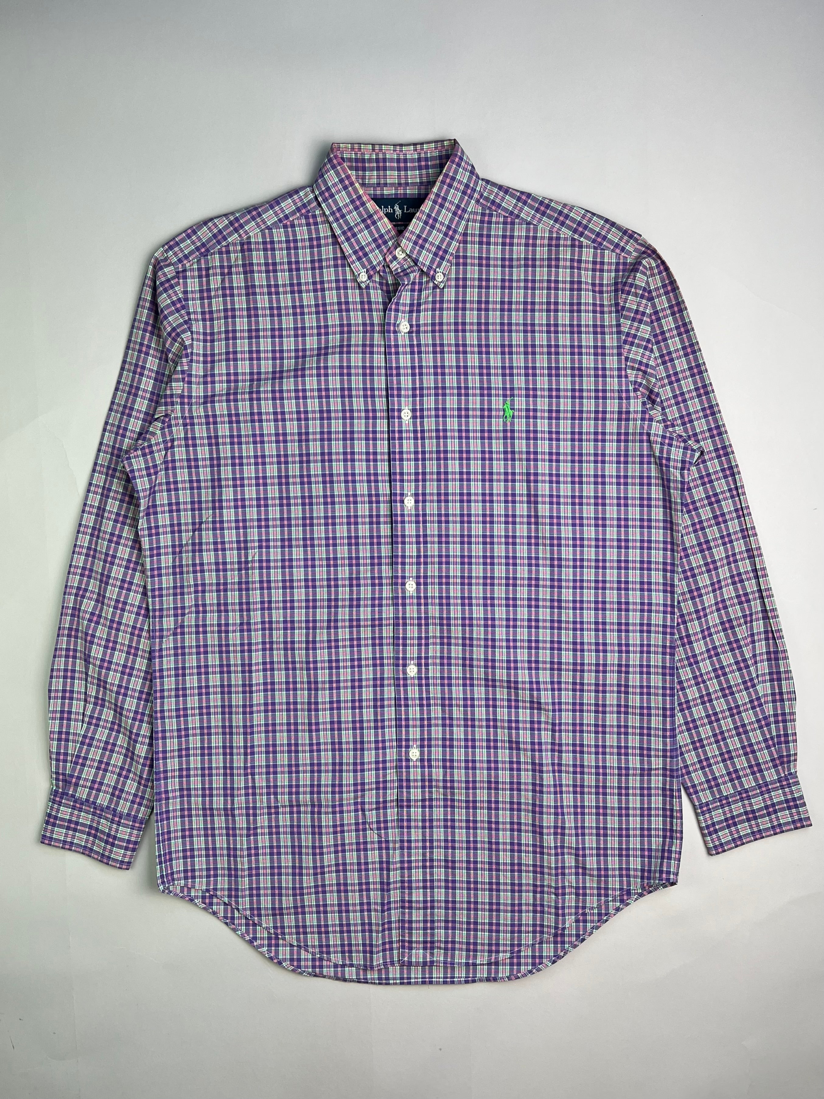 RALPH LAUREN SHIRT CHECKERED MULTICOLOR - M