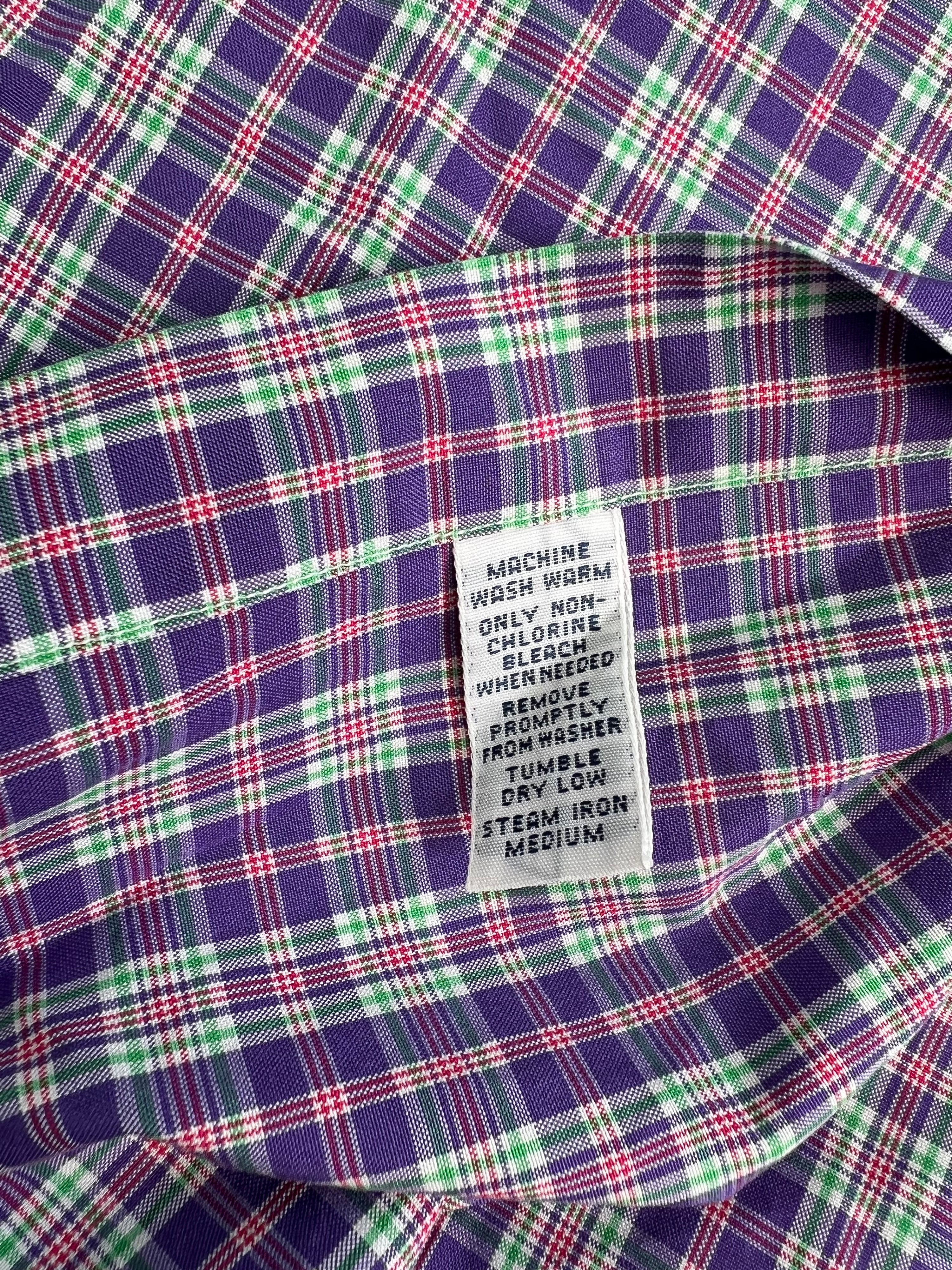 RALPH LAUREN SHIRT CHECKERED MULTICOLOR - M
