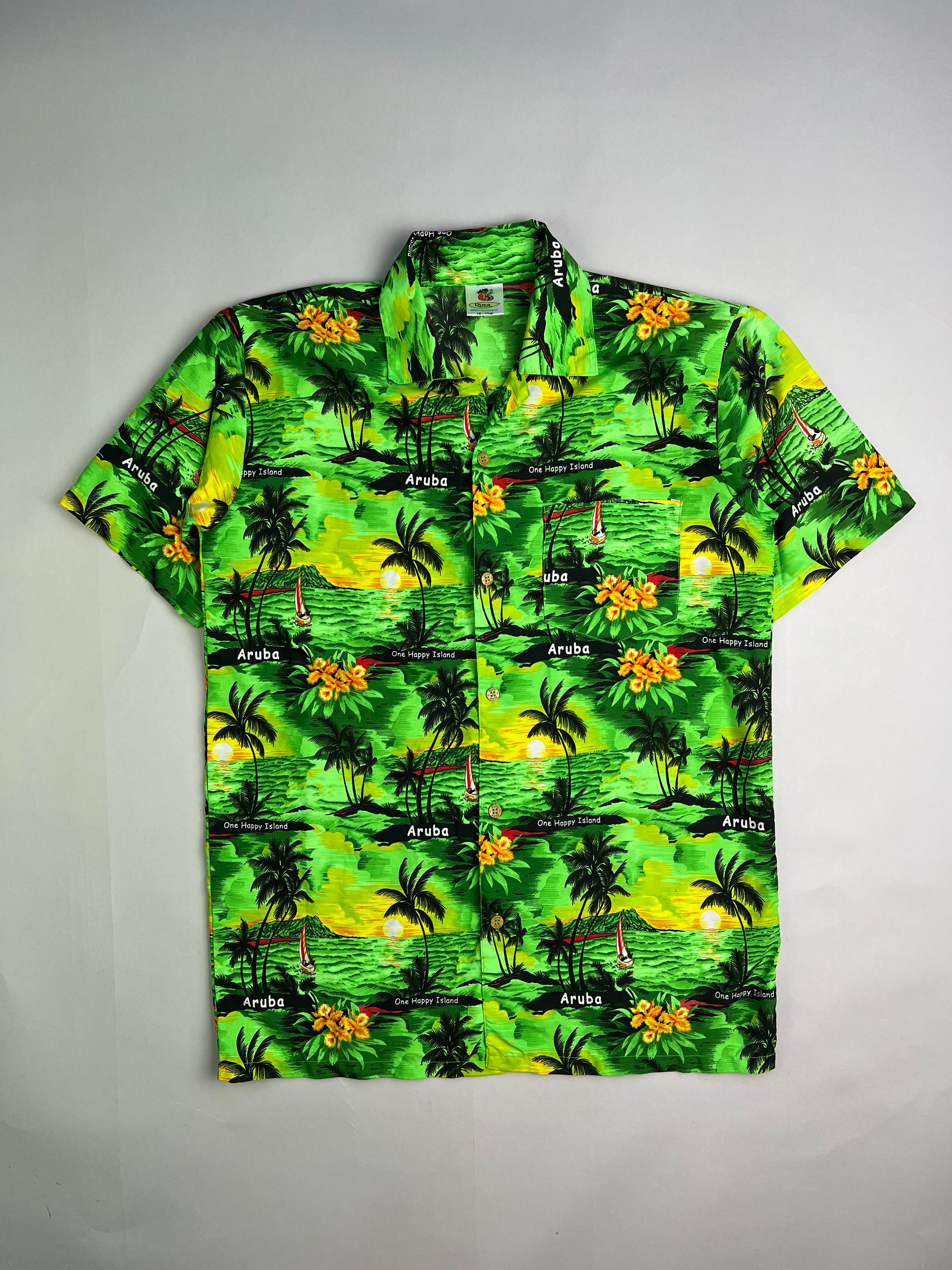 VINTAGE HAWAIIAN SHIRT MULTICOLOR - S