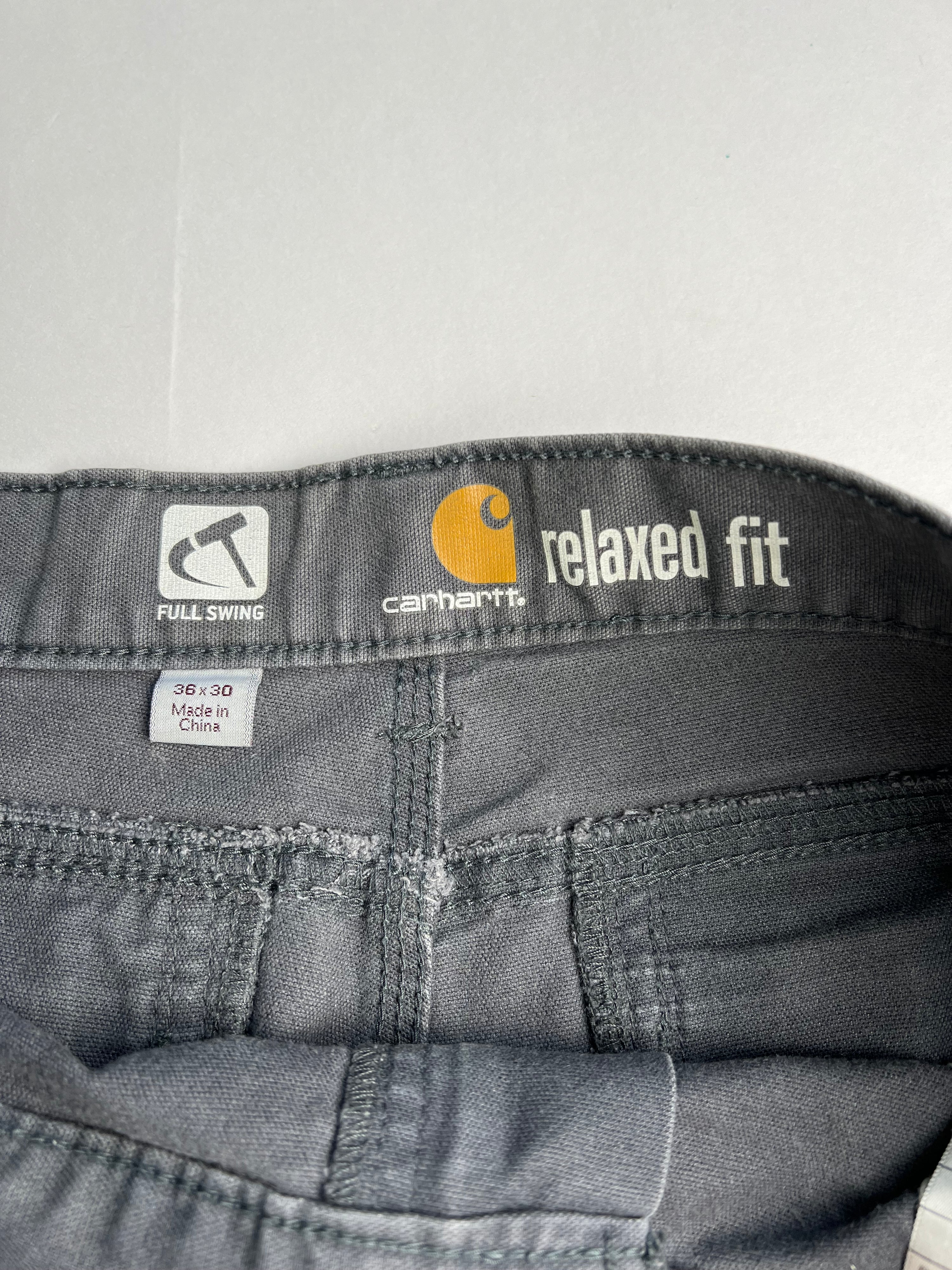 CARHARTT WORK SHORTS GRAY - W36