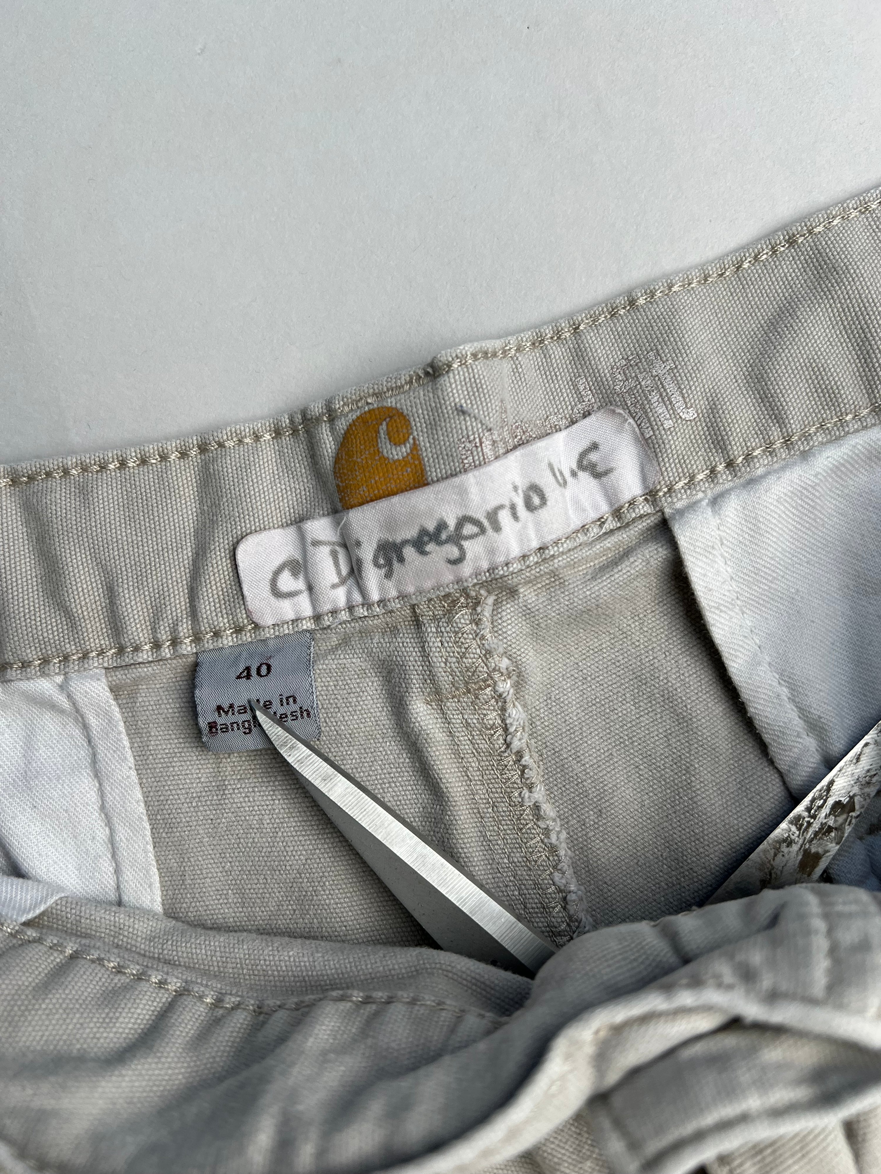 CARHARTT WORK SHORTS GRAY - W40