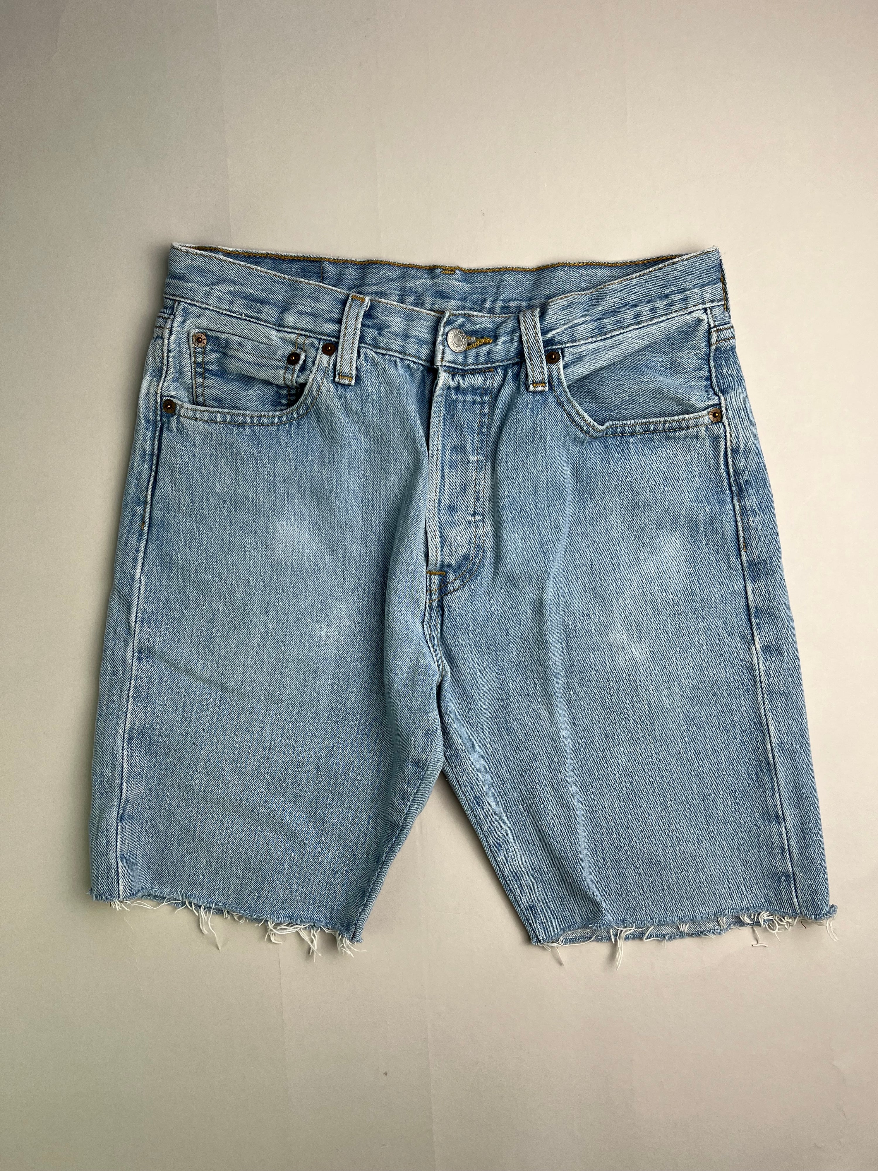LEVIS 501 JEANS SHORTS LIGHT BLUE WASH - W30