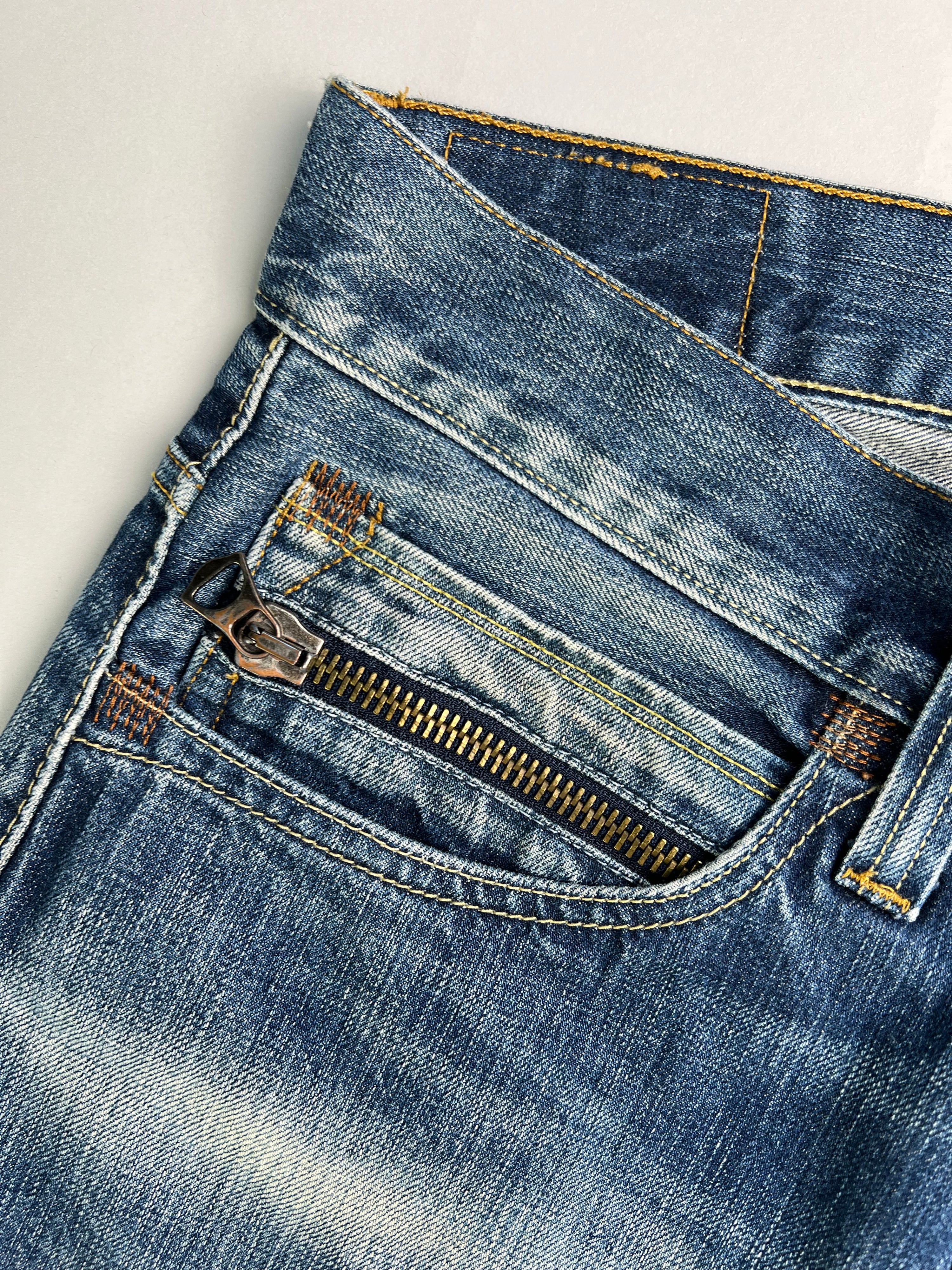 LEVIS 506 JEANS SHORTS LIGHT BLUE WASH - W34