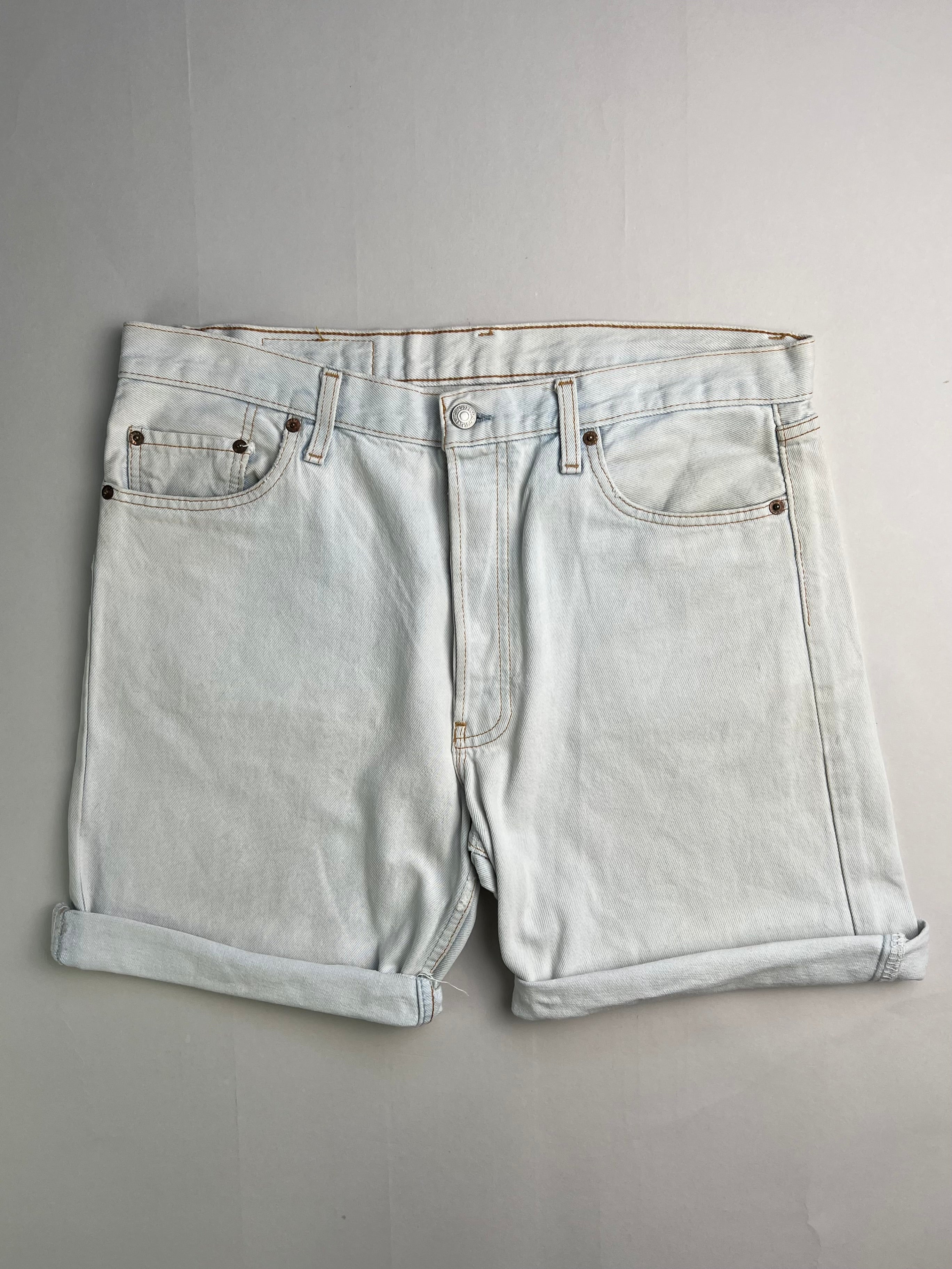 LEVIS 501 JEANS SHORTS LIGHT WASH - W36