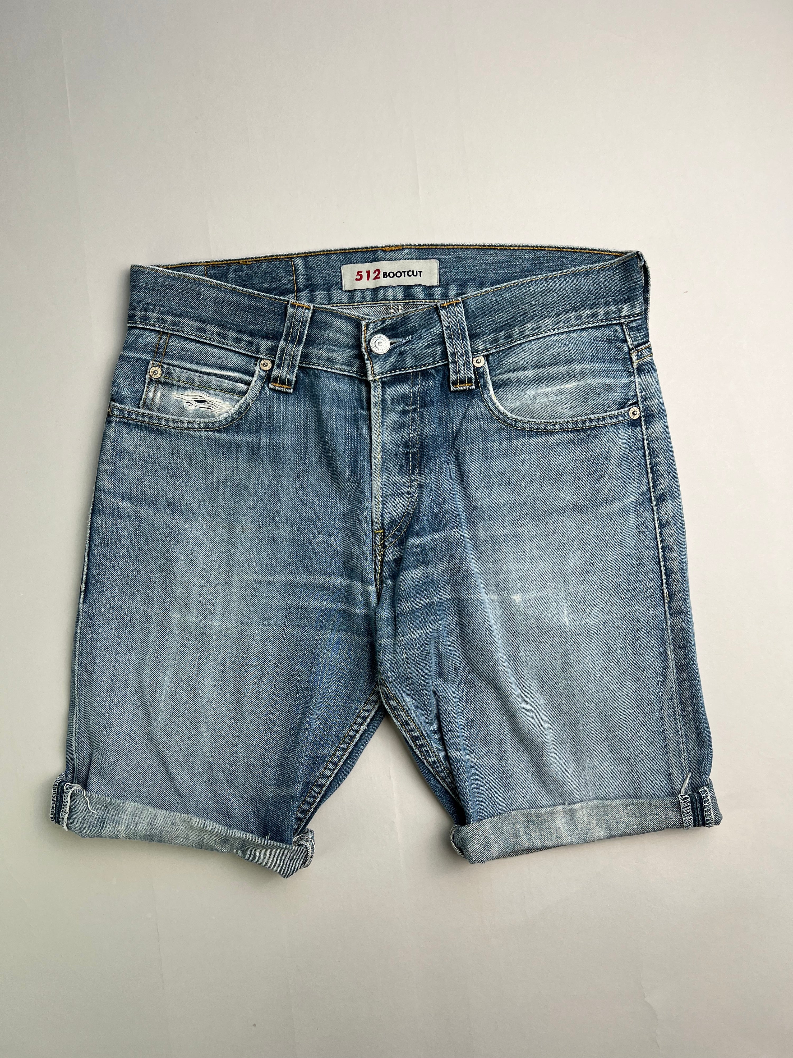LEVIS 512 JEANS SHORTS LIGHT WASH - W32