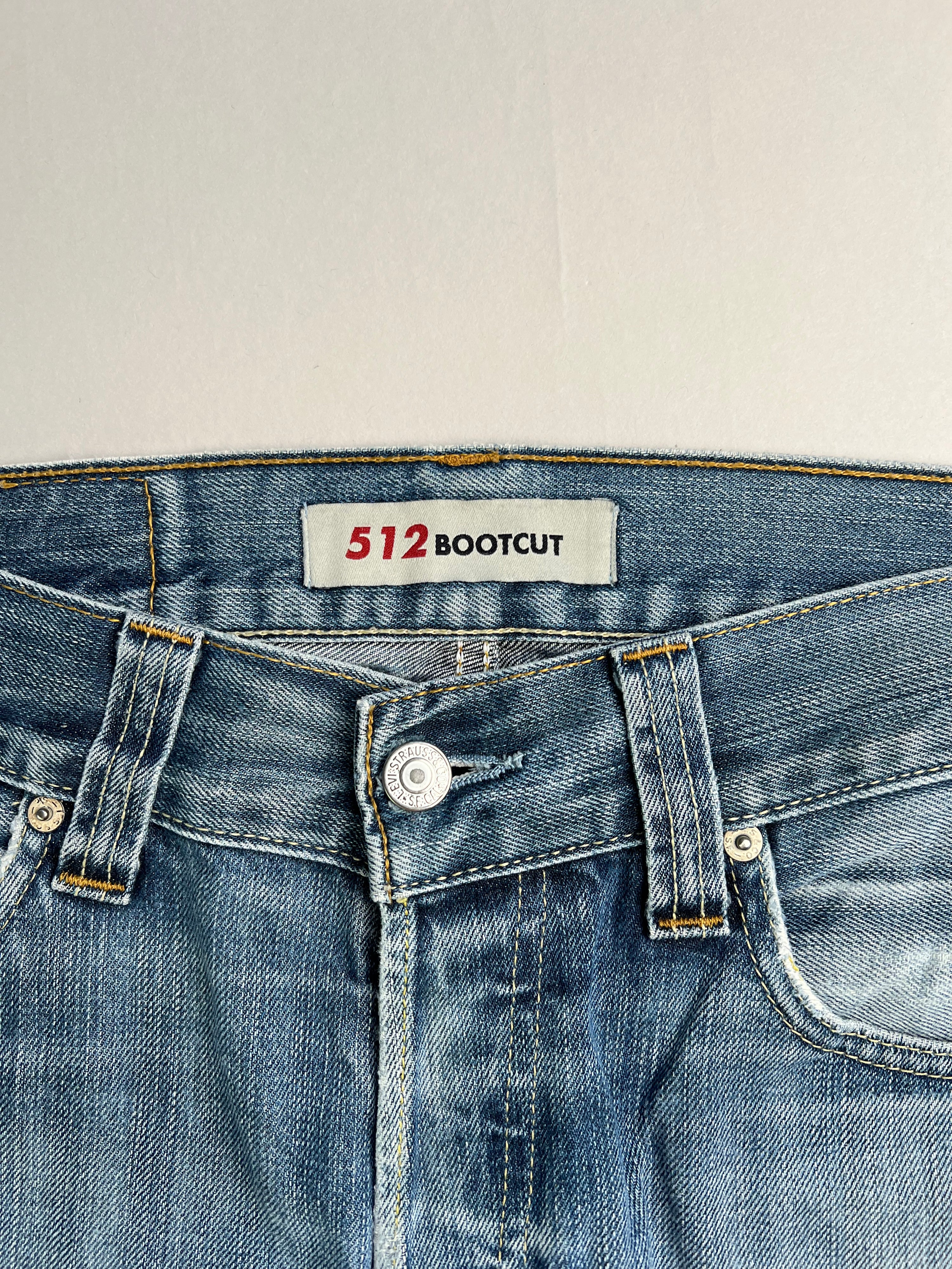 LEVIS 512 JEANS SHORTS LIGHT WASH - W32