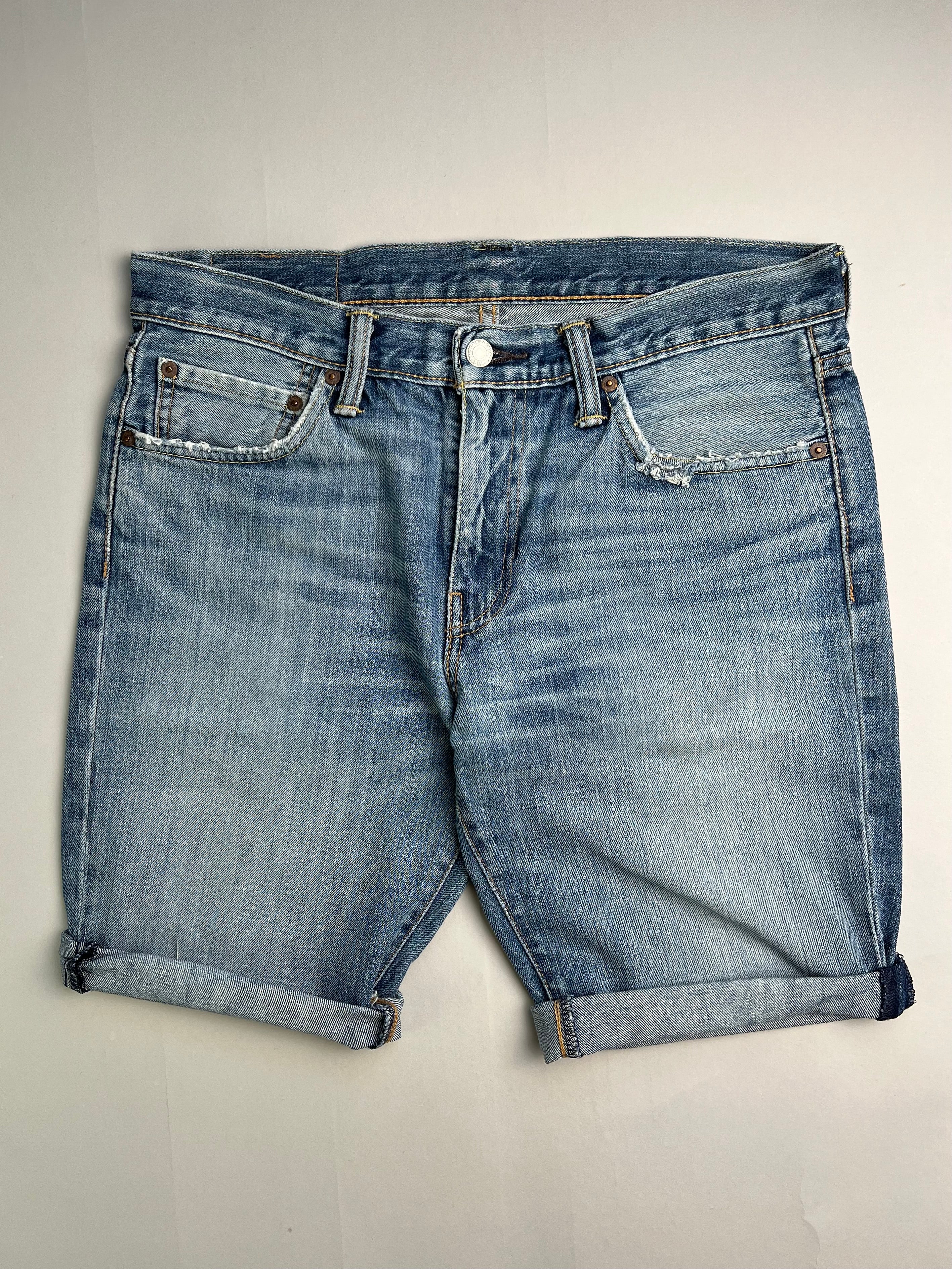 LEVIS 511 JEANS SHORTS LIGHT WASH - W32