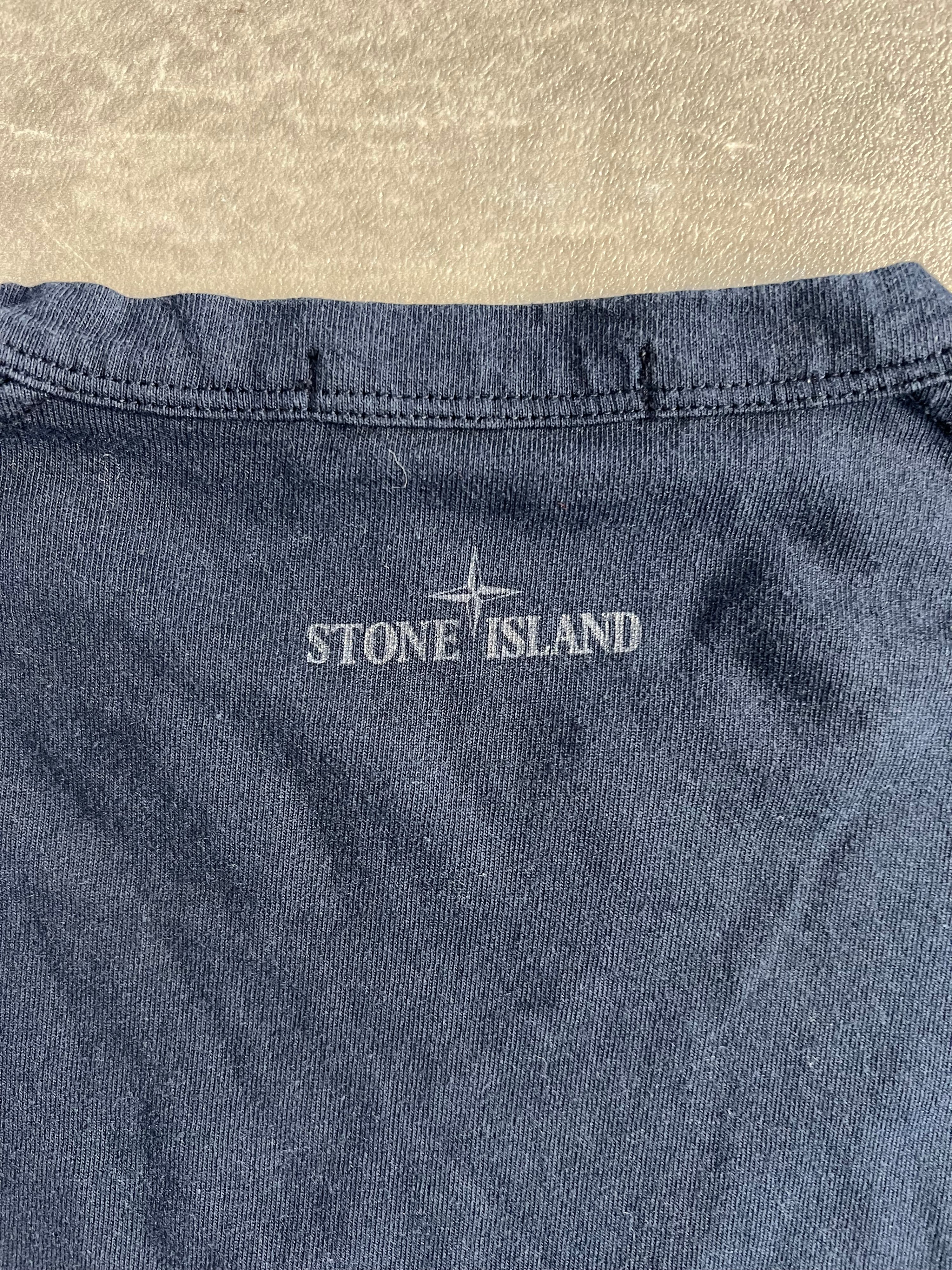 STONE ISLAND LONG SLEEVES T-SHIRT BLUE - S