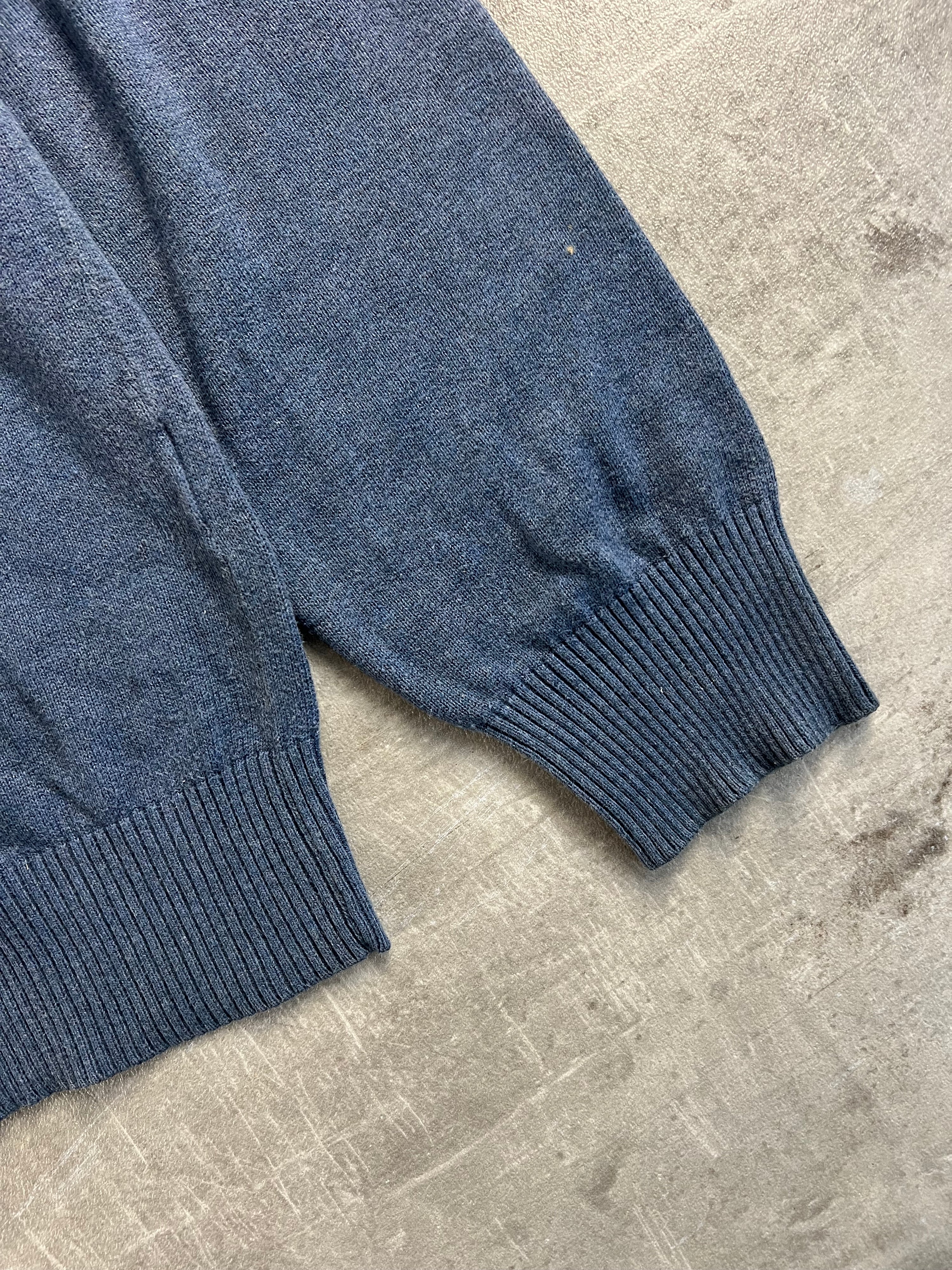 STONE ISLAND FINE SWEATER BLUE - L/XL