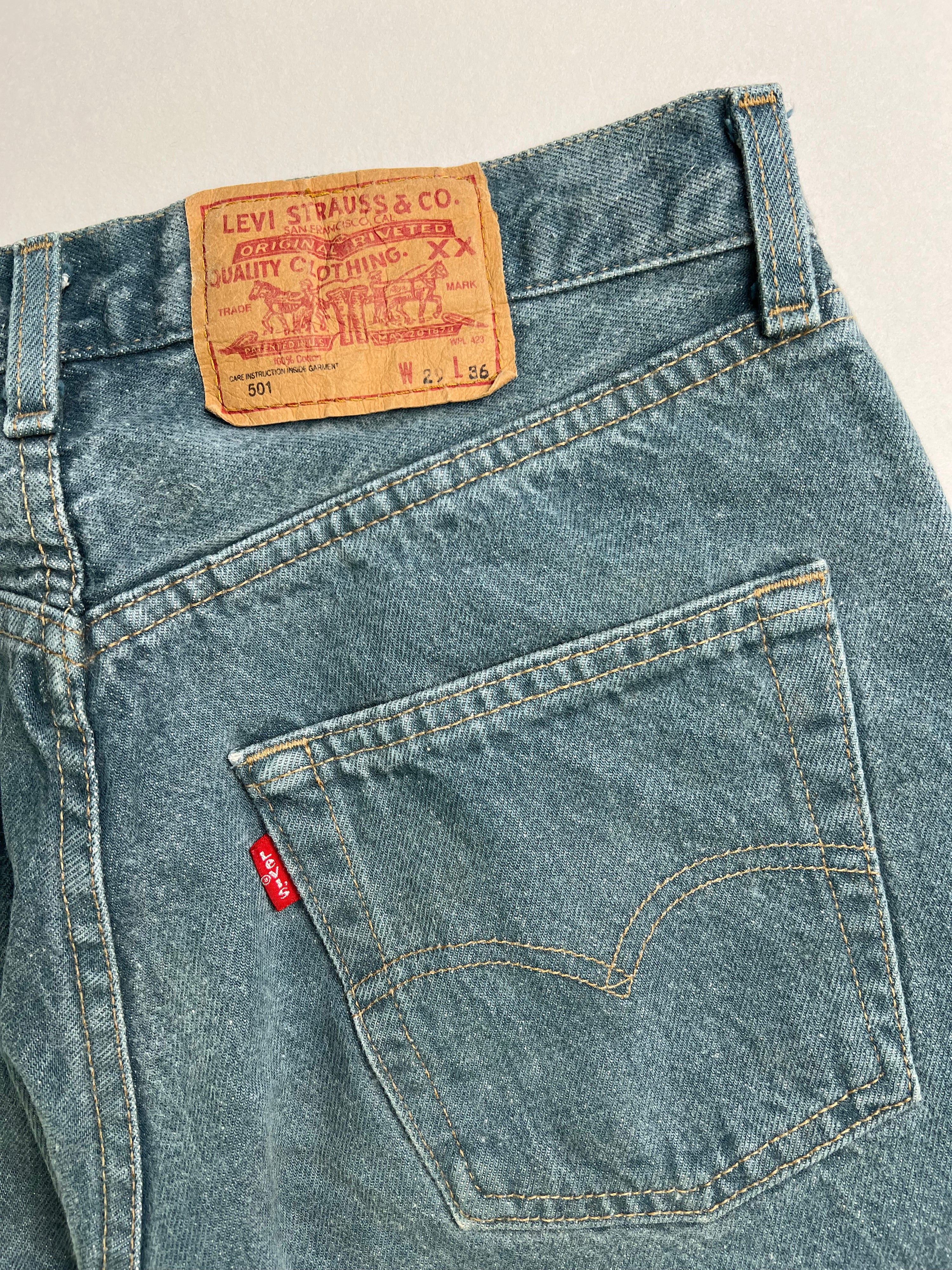 LEVIS 511 JEANS SHORTS LIGHT BLUE - W29