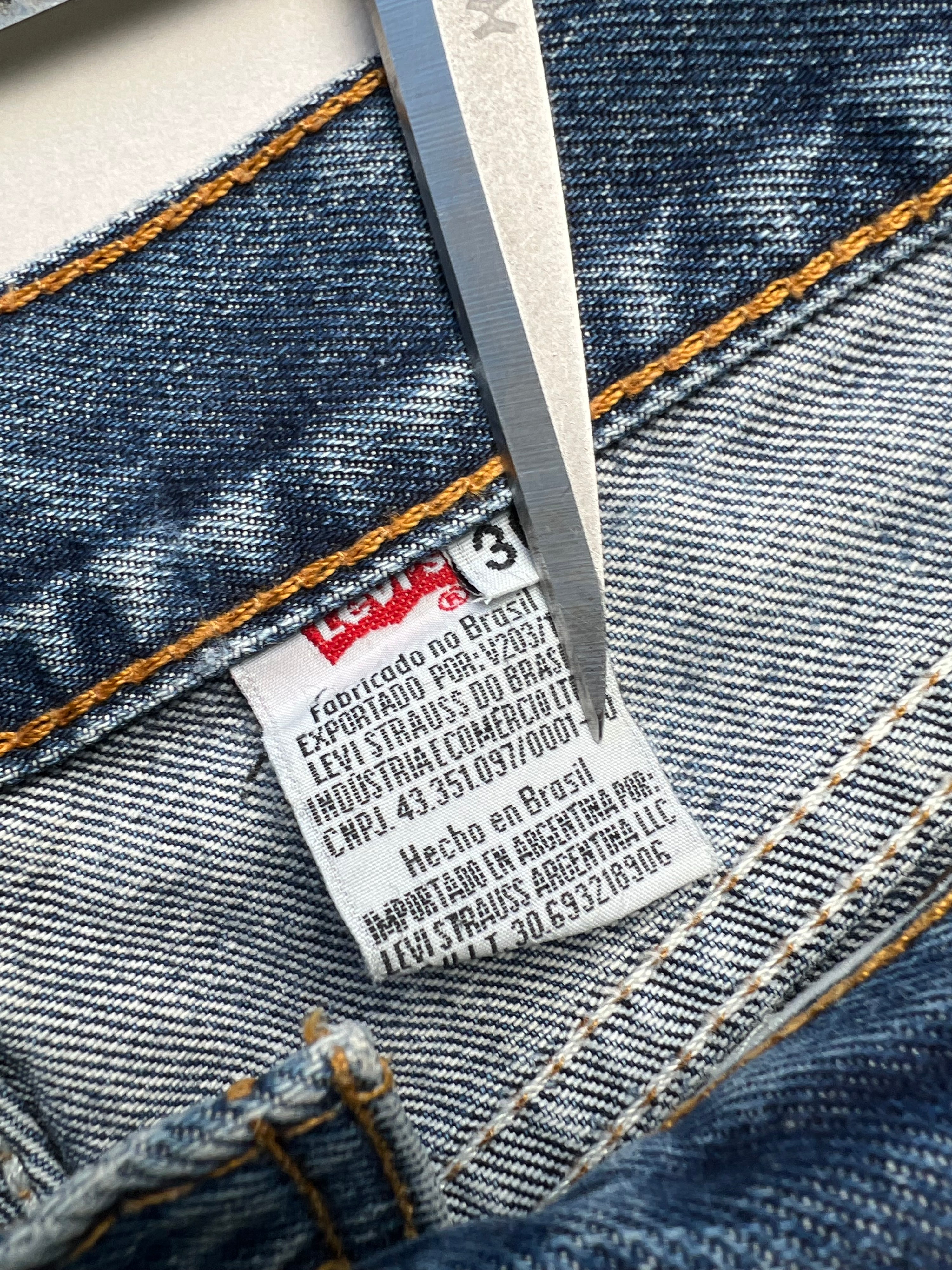LEVIS 550 JEANS SHORTS LIGHT BLUE - W30