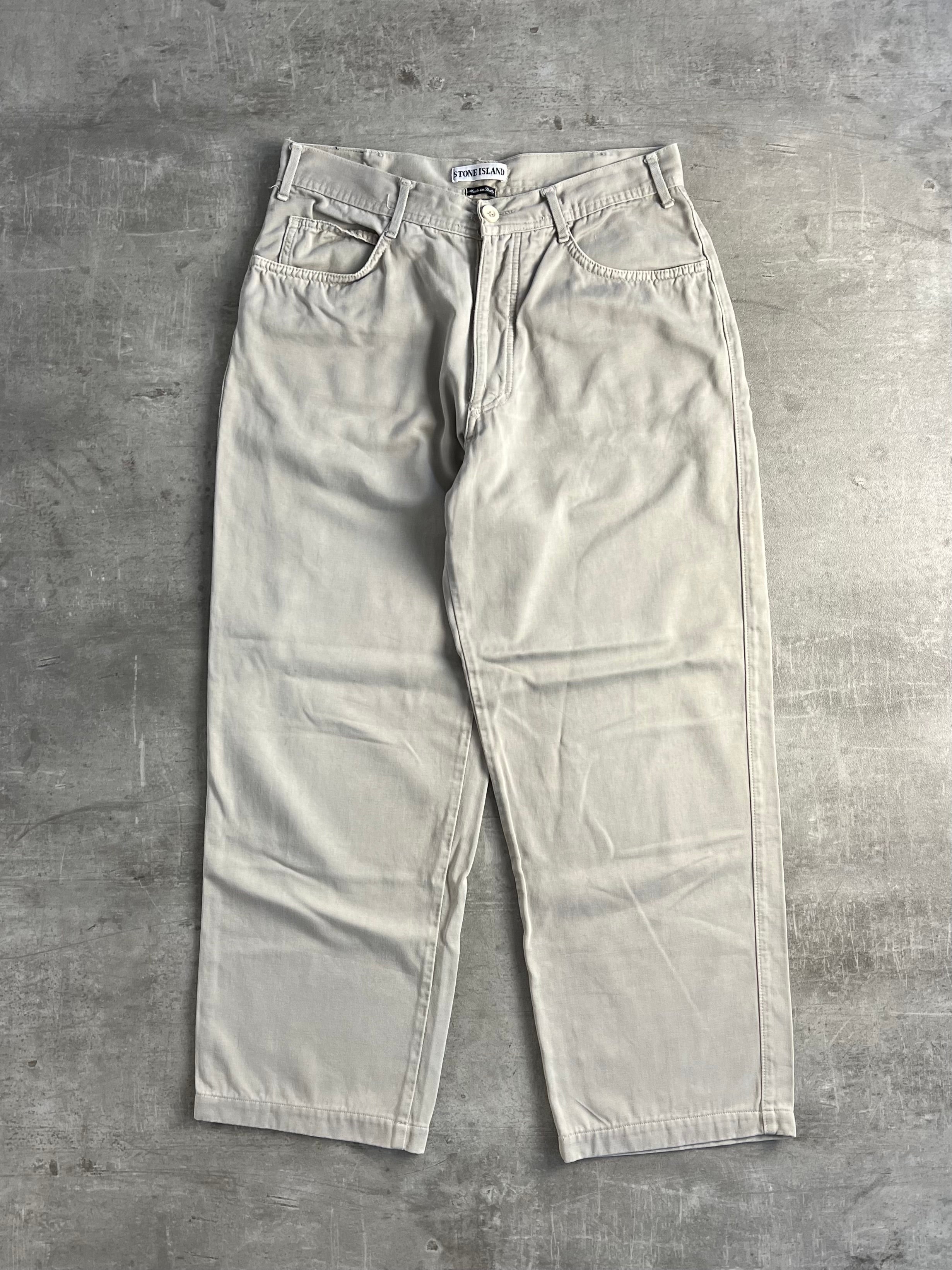 STONE ISLAND MARINA VINTAGE PANTS GREY - W29/230