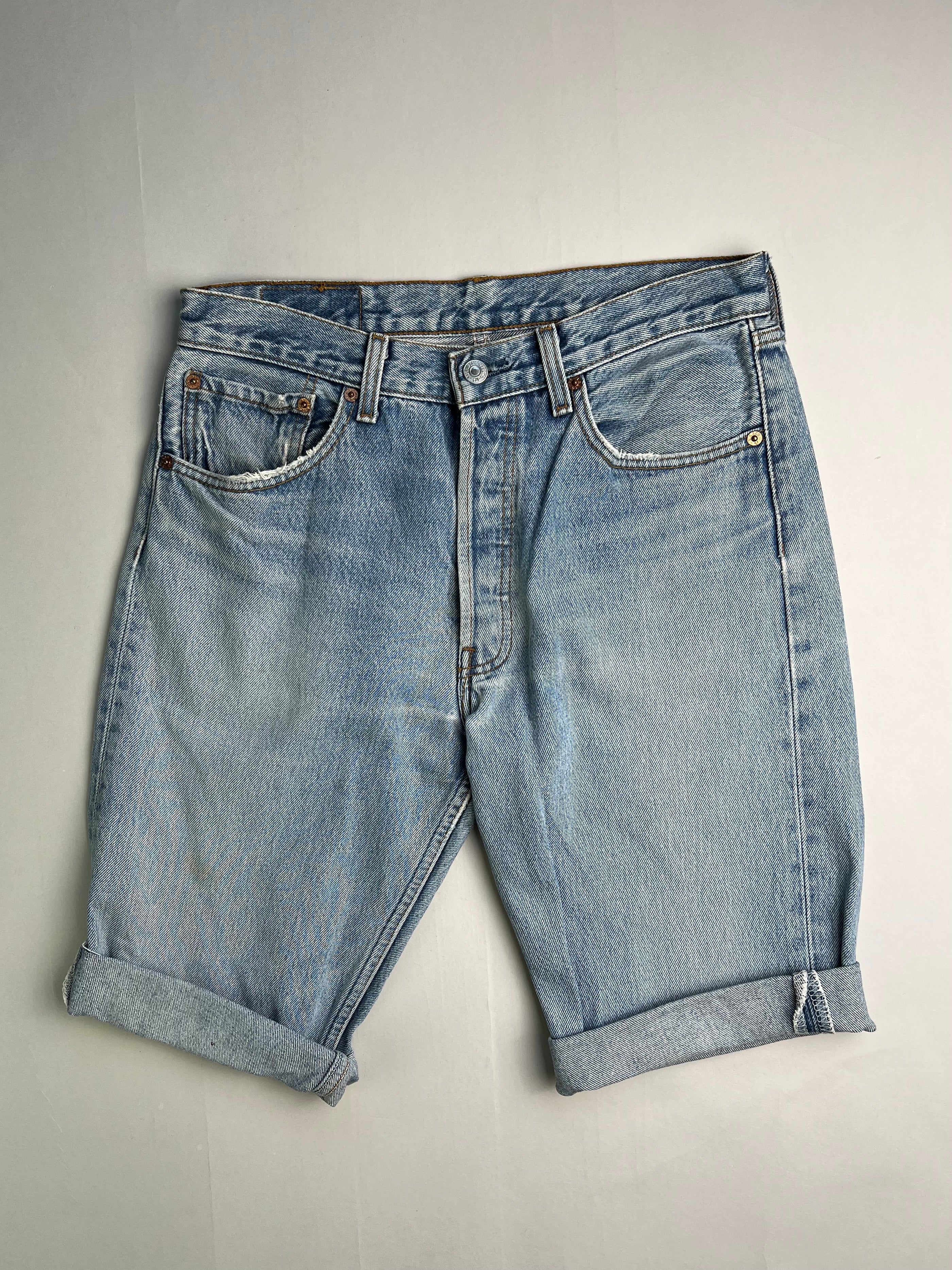 LEVIS 501 JEANS SHORTS LIGHT BLUE - W32