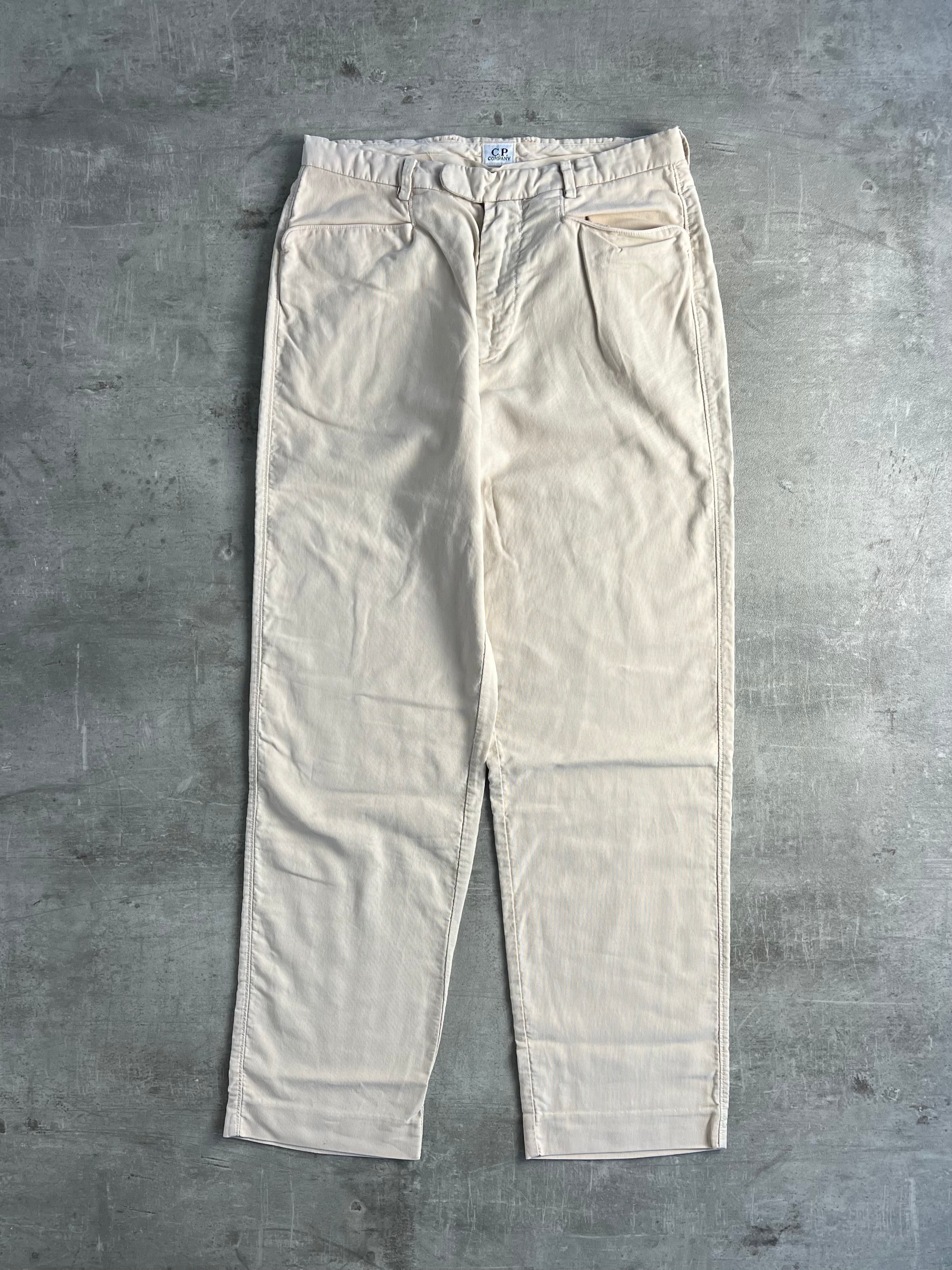 CP COMPANY CHINO PANTS BEIGE VINTAGE - 46