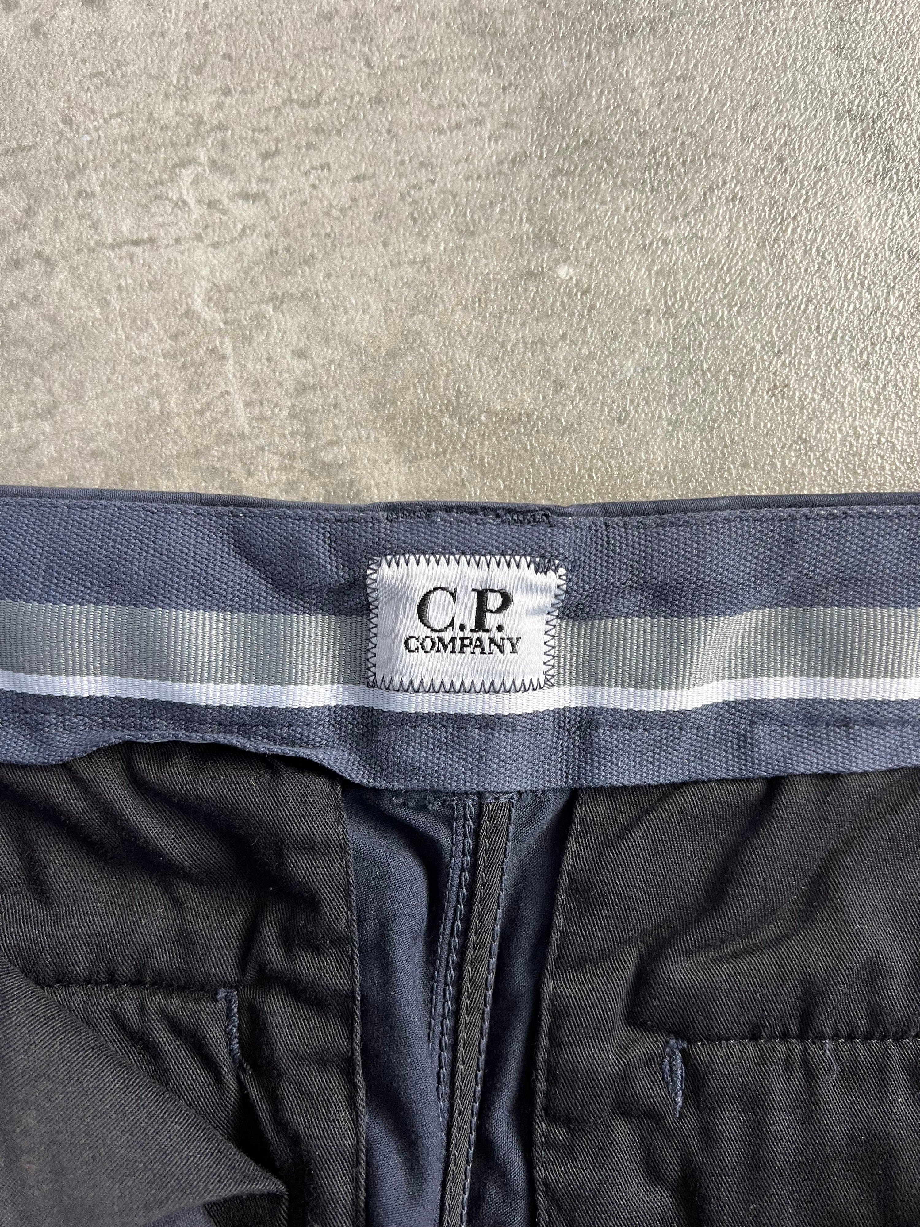 CP COMPANY CARGO PANTS STRETCH SATEEN ERGONOMIC LENS - 46