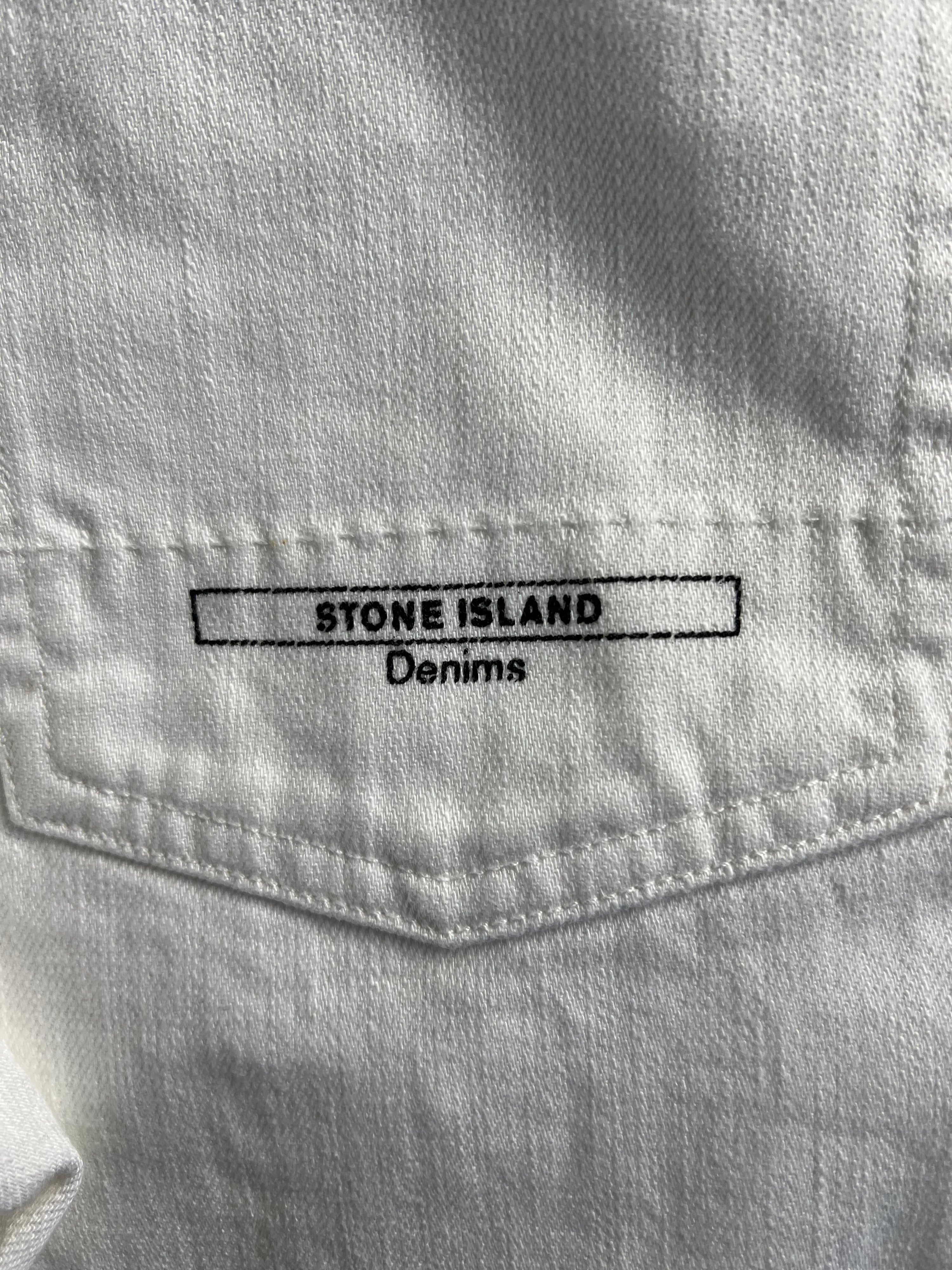 STONE ISLAND DENIMS JEANS WHITE - 31