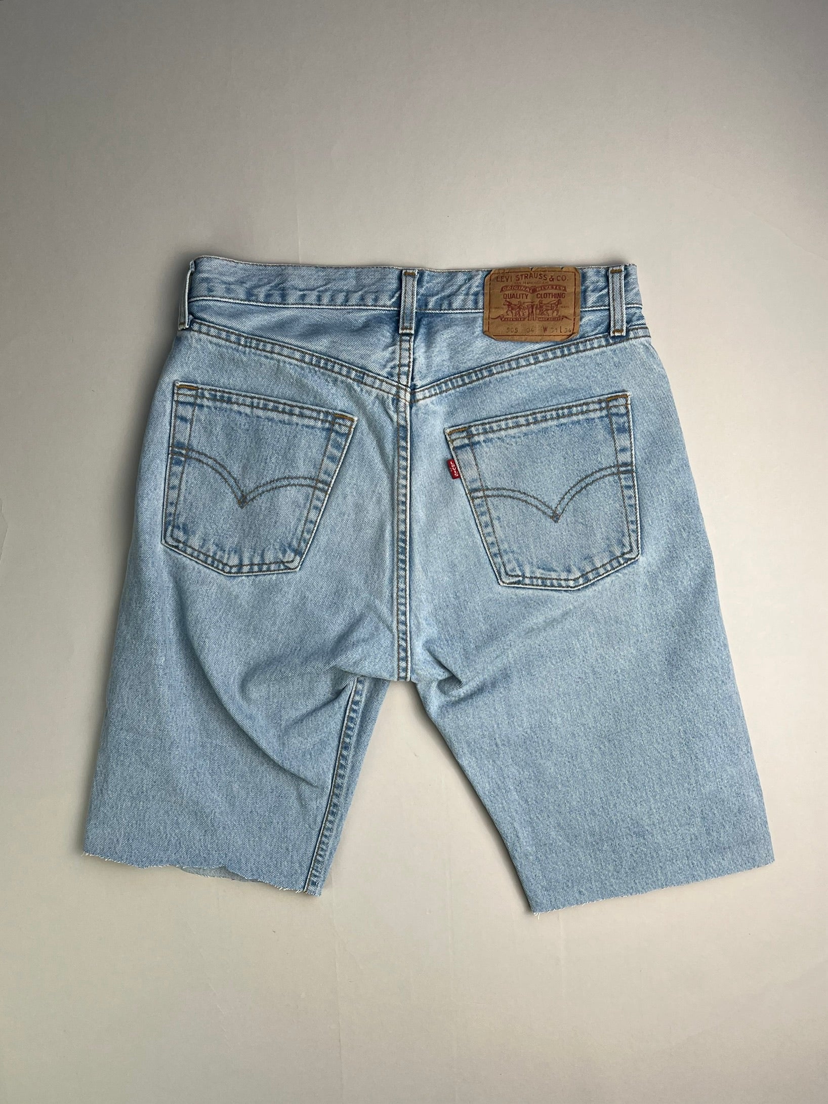 LEVIS 505 JEANS SHORTS LIGHT WASH - W31