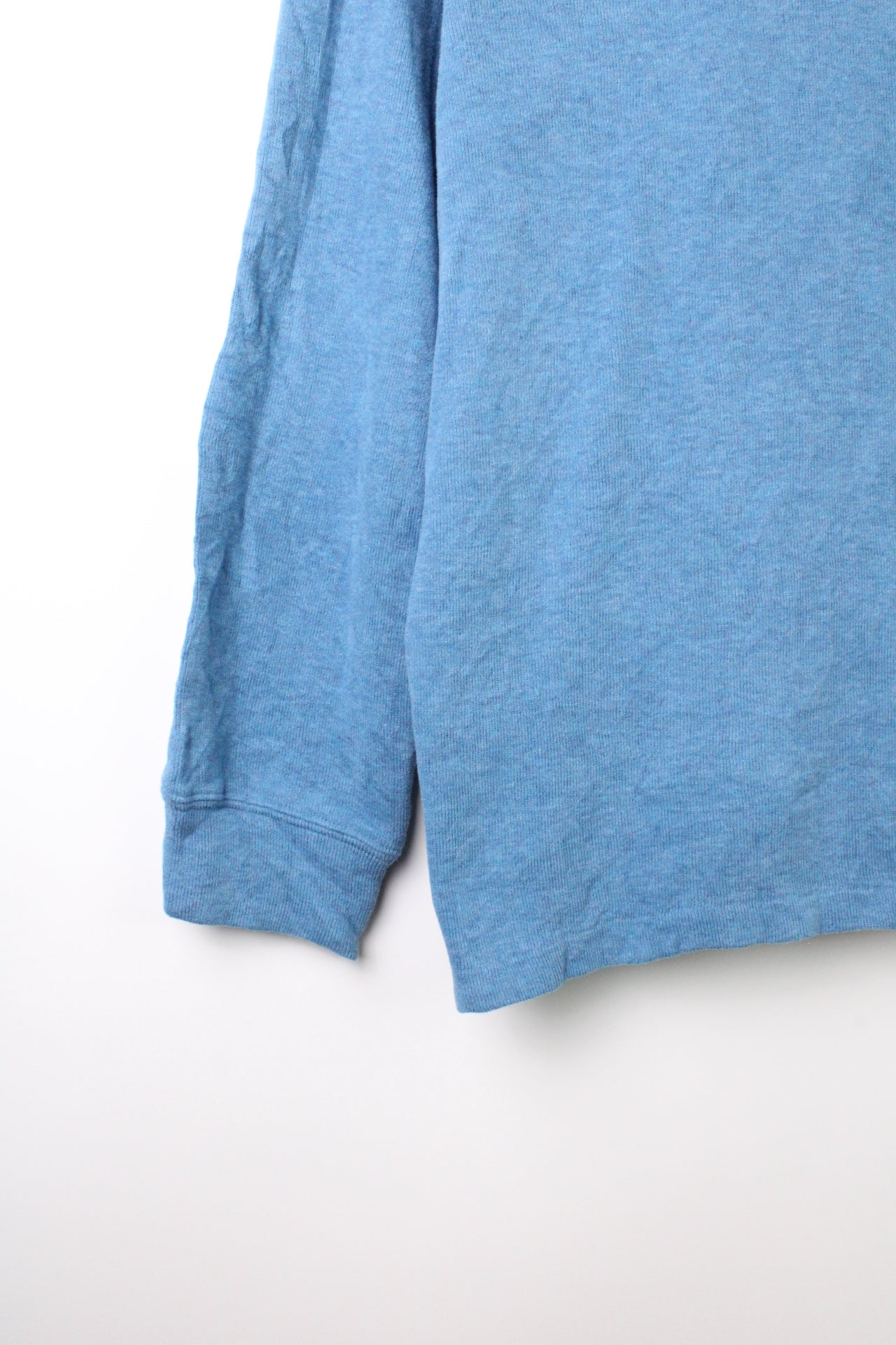 RALPH LAUREN QUARTER ZIP SWEATER LIGHT BLUE - XL