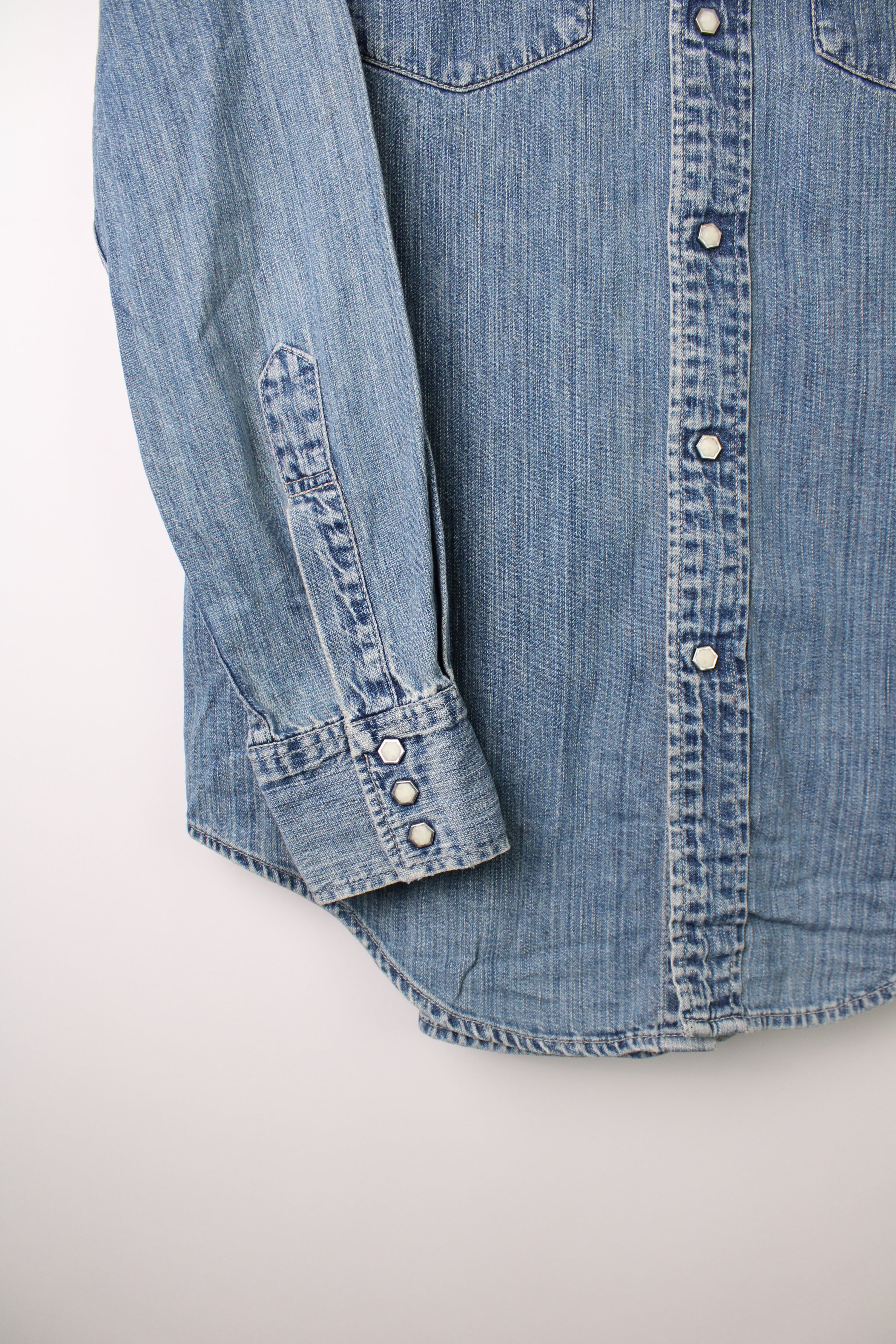 LEVIS VINTAGE WESTERN DENIM SHIRT 1990S VTG - M