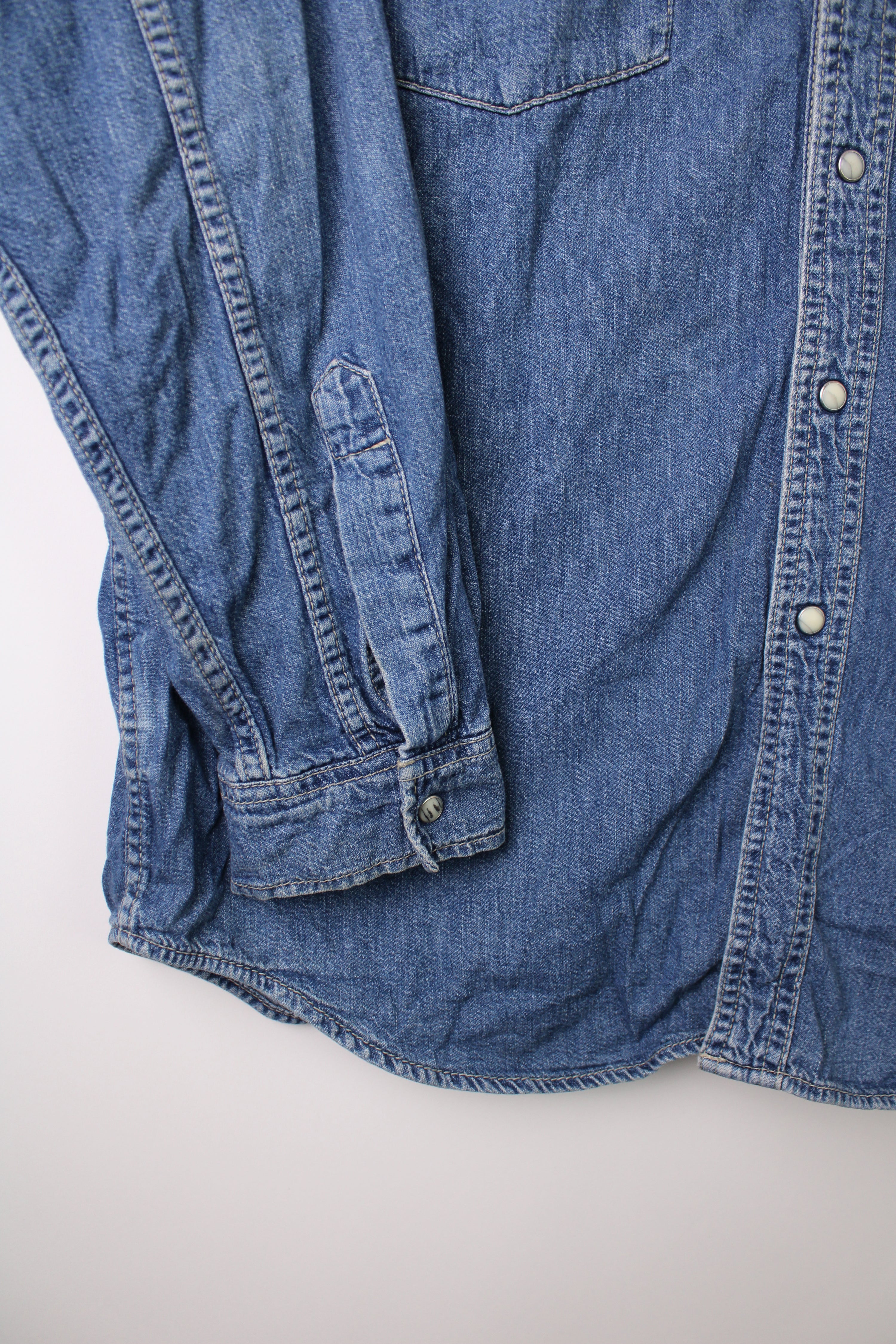 LEVIS VINTAGE WESTERN DENIM SHIRT 1990S VTG - XL