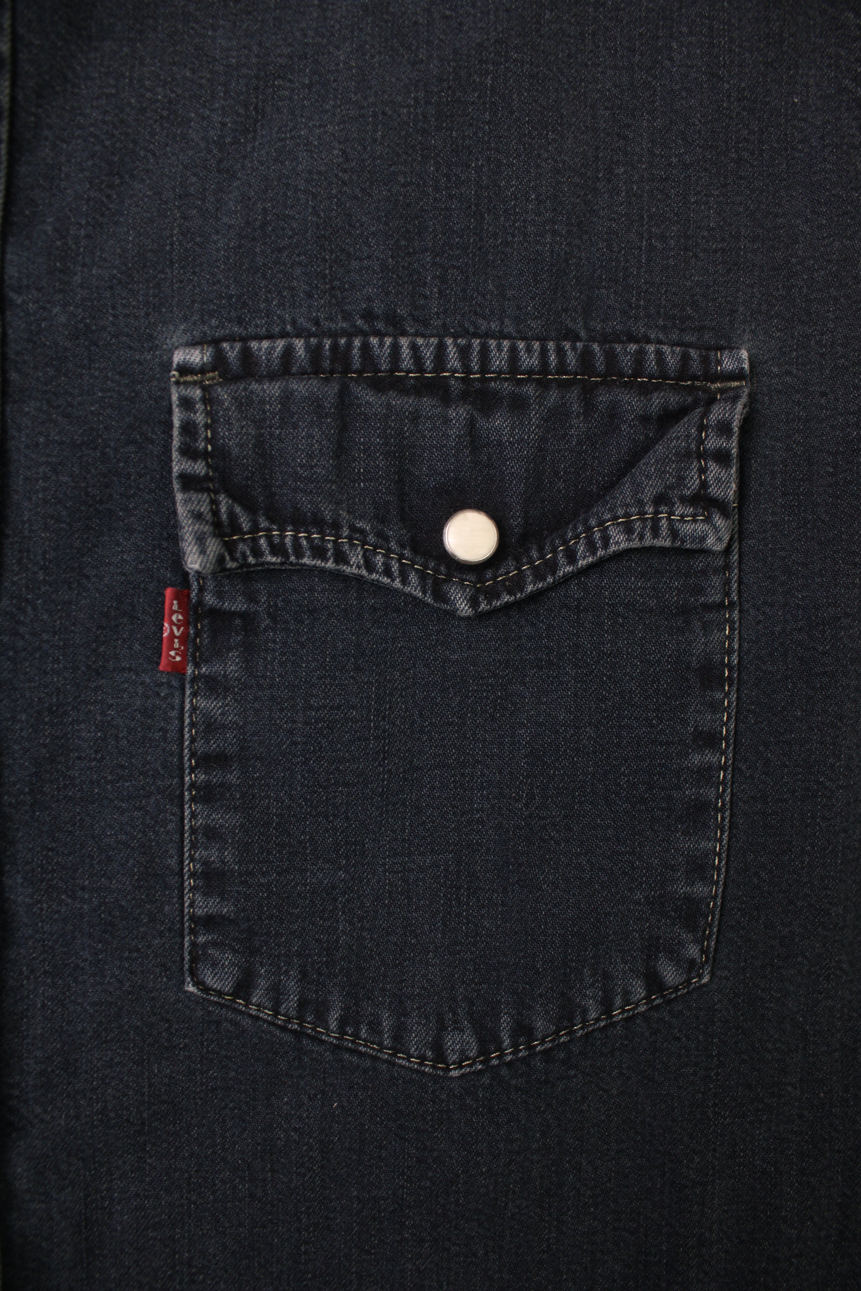 LEVIS WESTERN DENIM SHIRT BLACK - XL