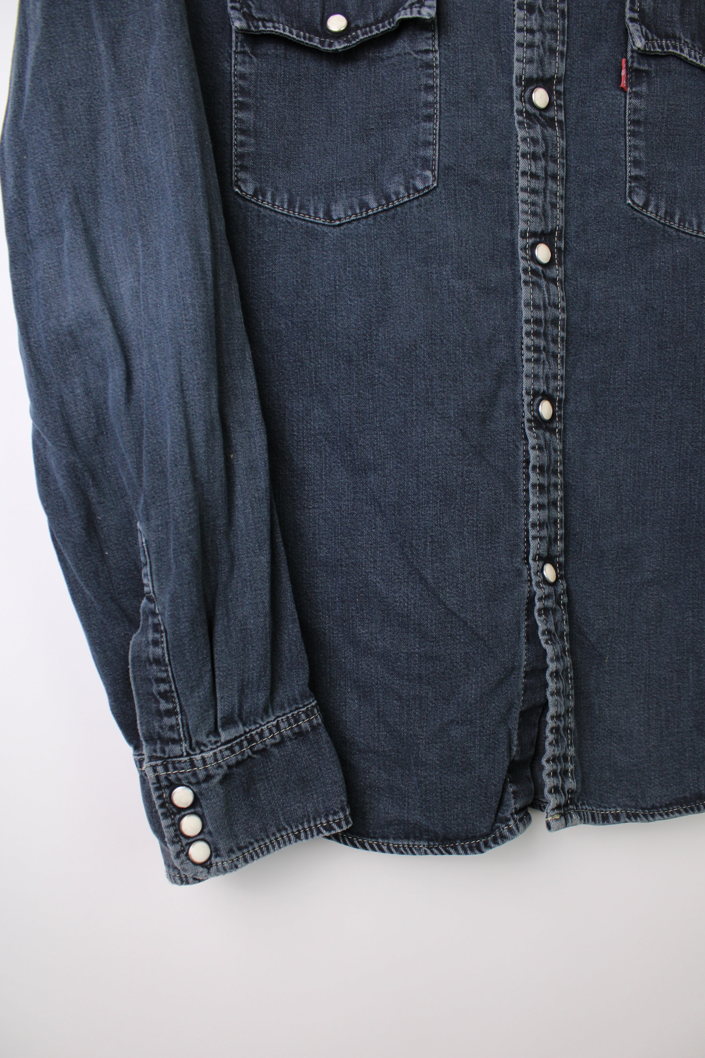 LEVIS WESTERN DENIM SHIRT BLACK - XL