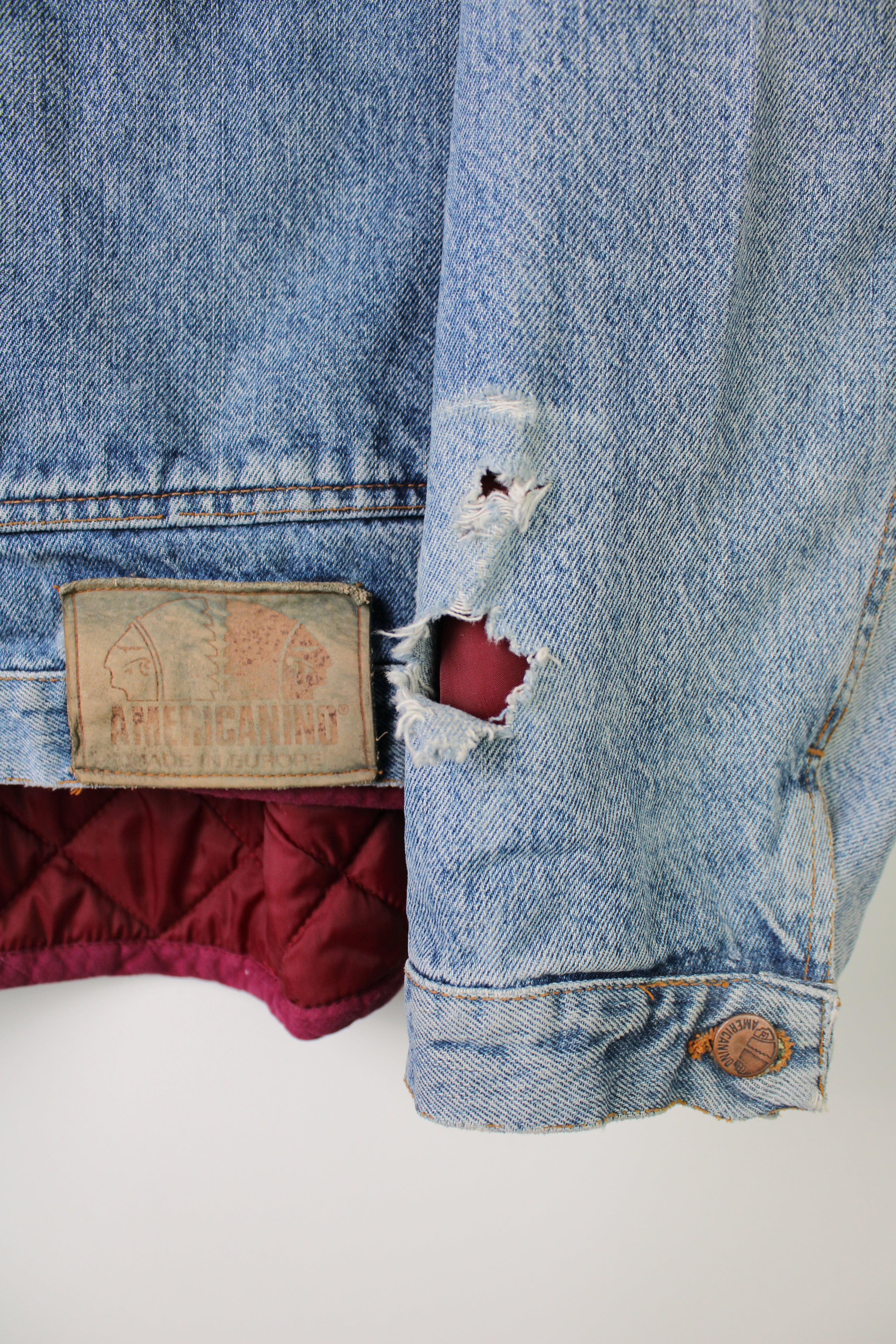 AMERICANINO DENIM JACKET WITH LINER - XL