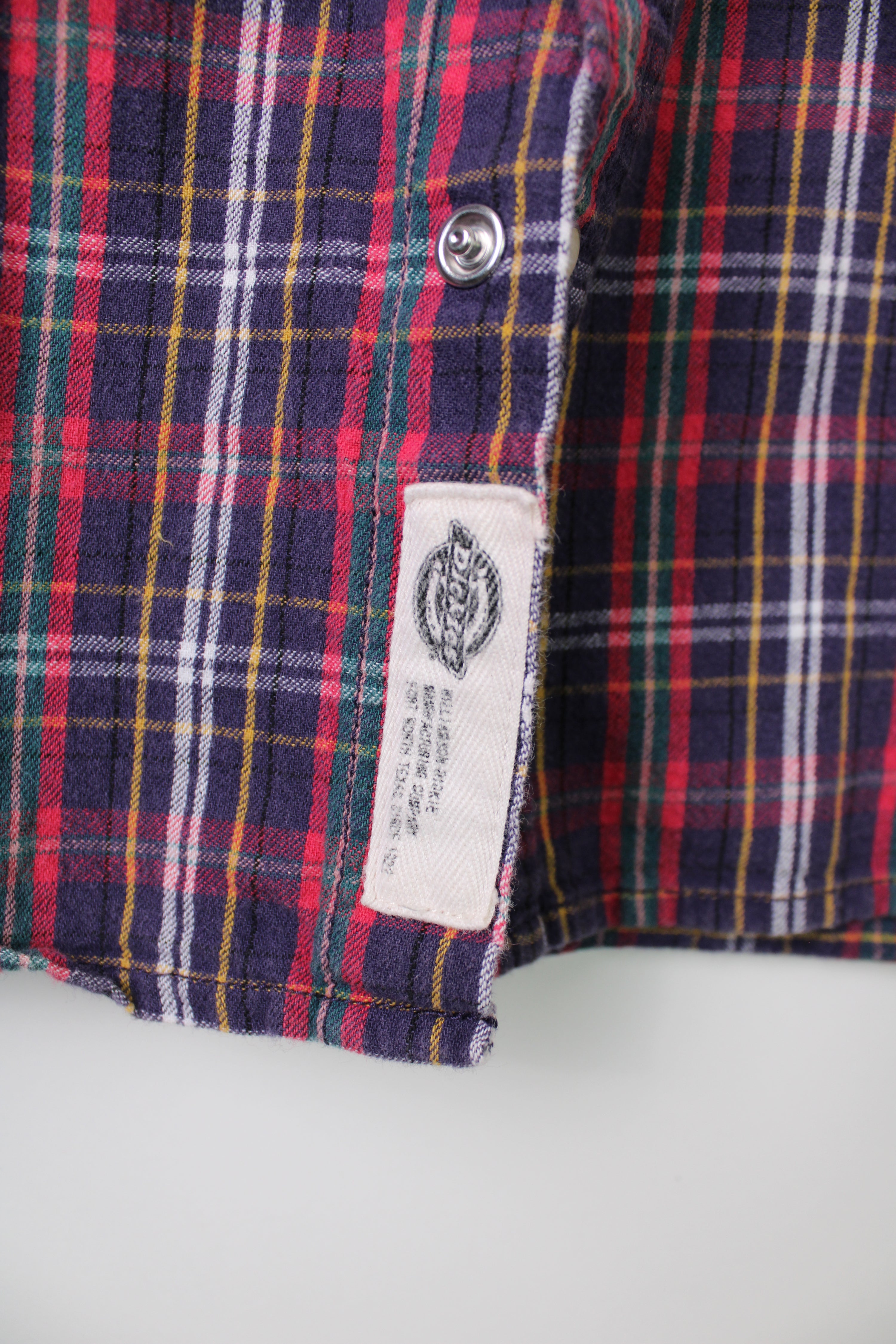DICKIES FLANNEL WORKWEAR SHIRT RED - M