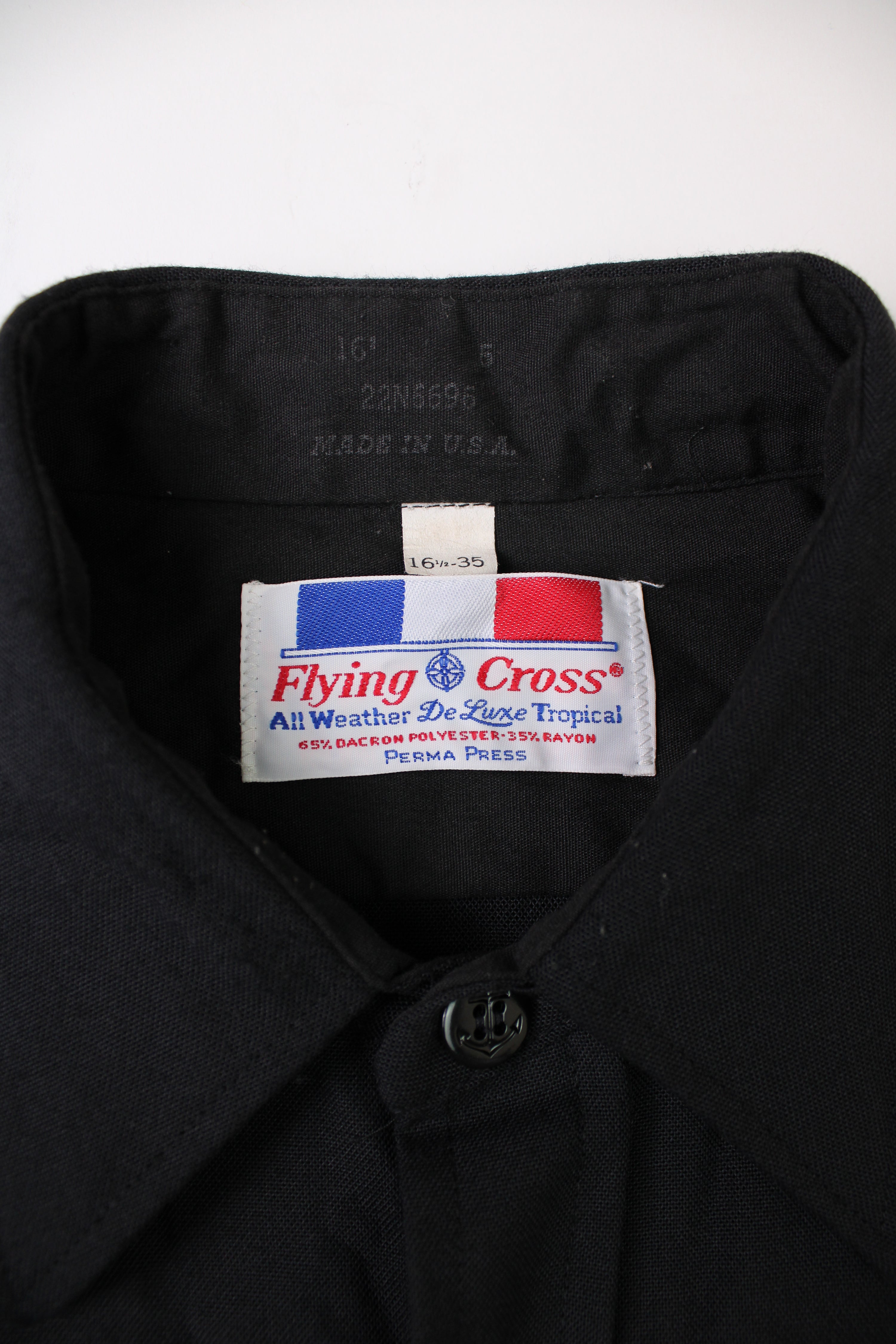 VINTAGE WORKWEAR HEAVY SHIRT MADE IN USA BLACK - L/XL
