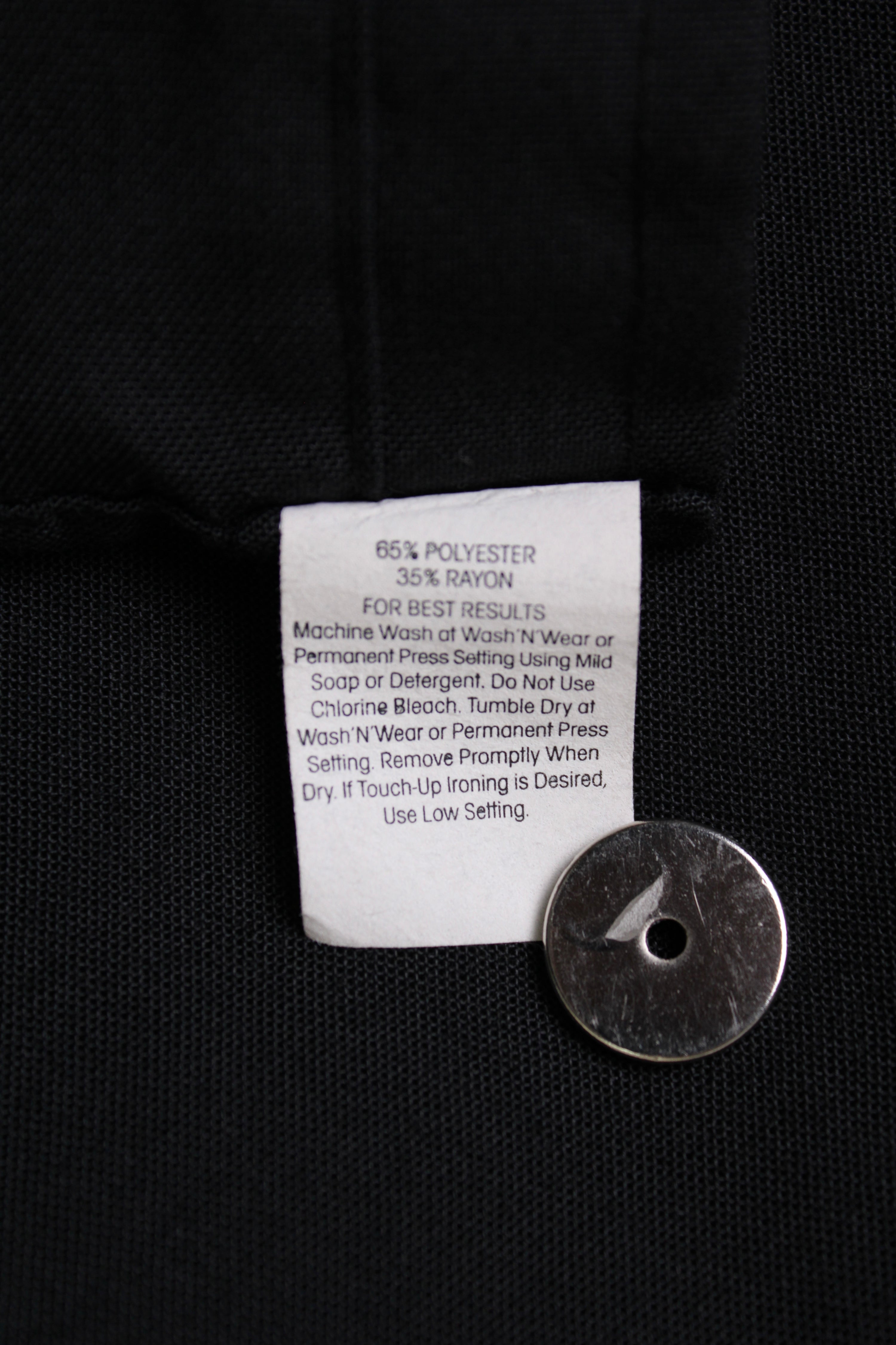 VINTAGE WORKWEAR HEAVY SHIRT MADE IN USA BLACK - L/XL