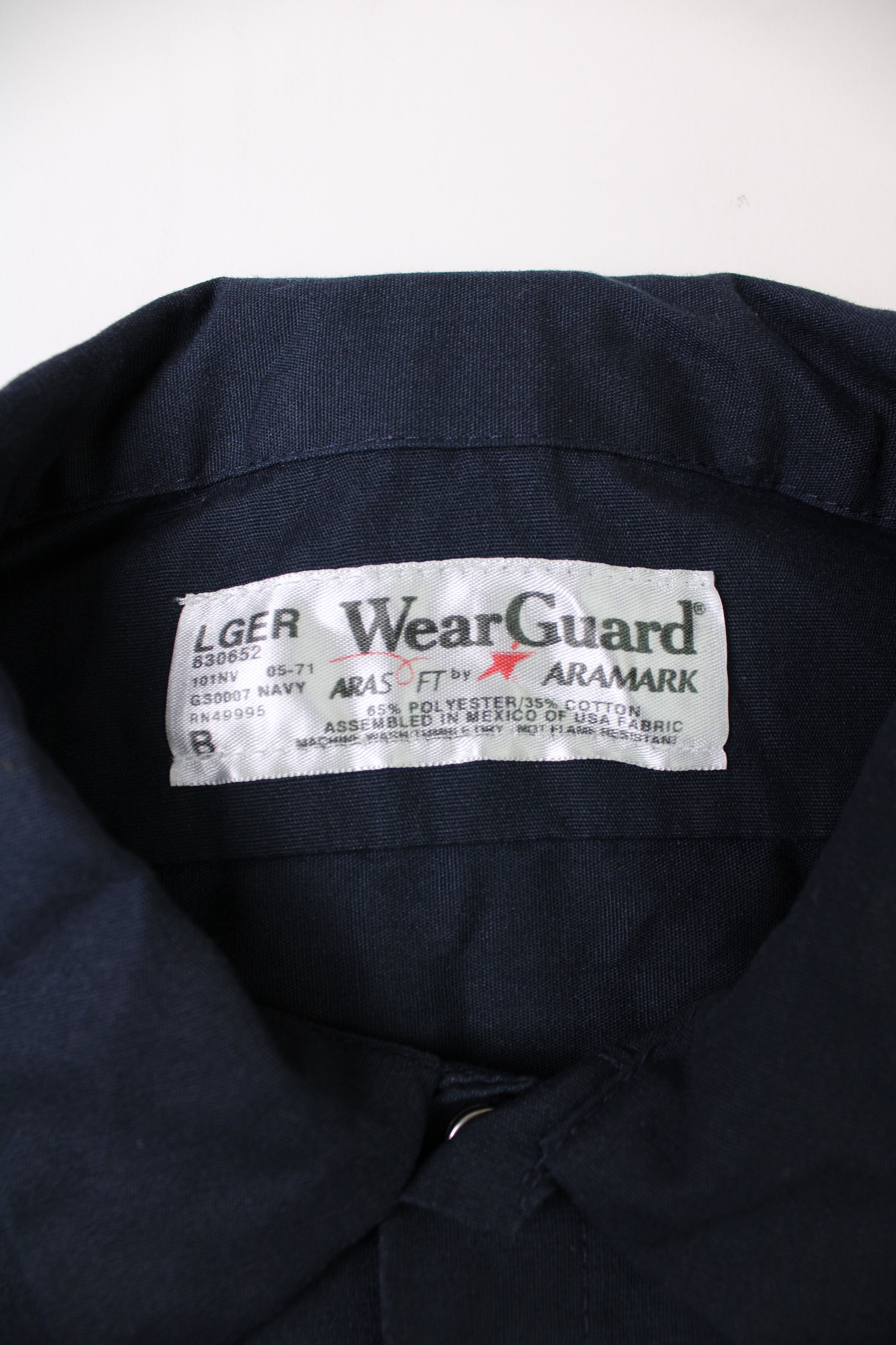 VINTAGE PEPSI WORKWEAR SHIRT NAVY BLUE - L