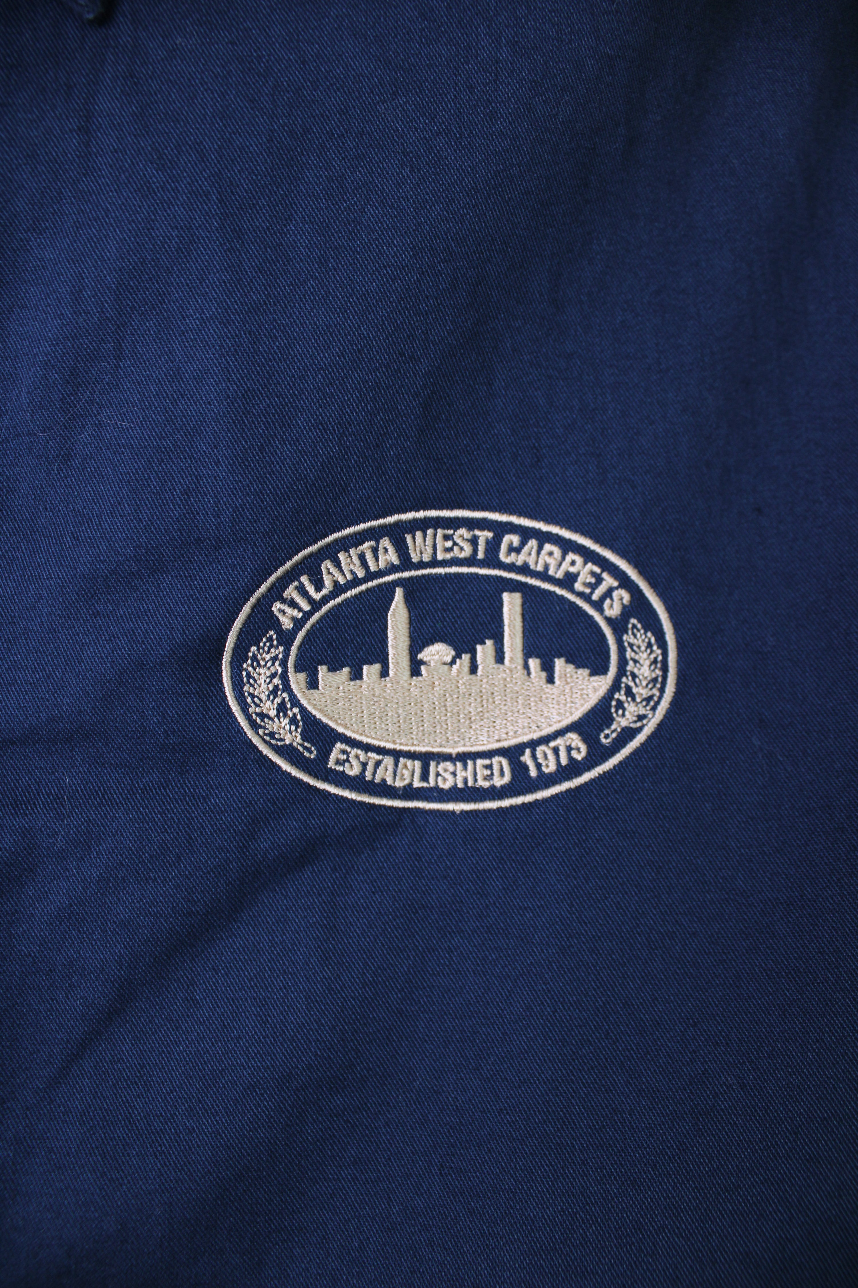 VINTAGE WORKWEAR SHIRT NAVY BLUE - L