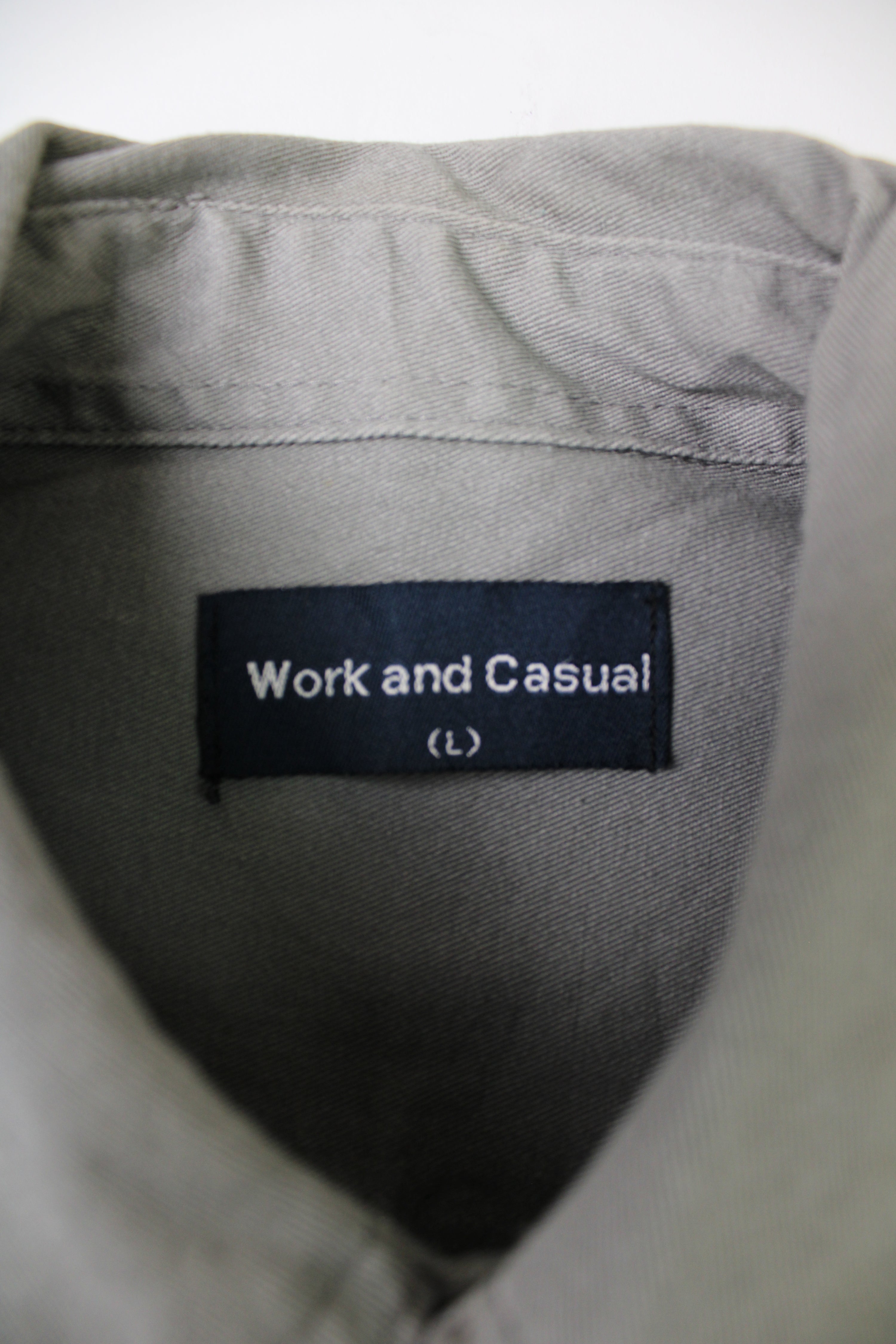 VINTAGE WORKWEAR SHIRT GREY - L